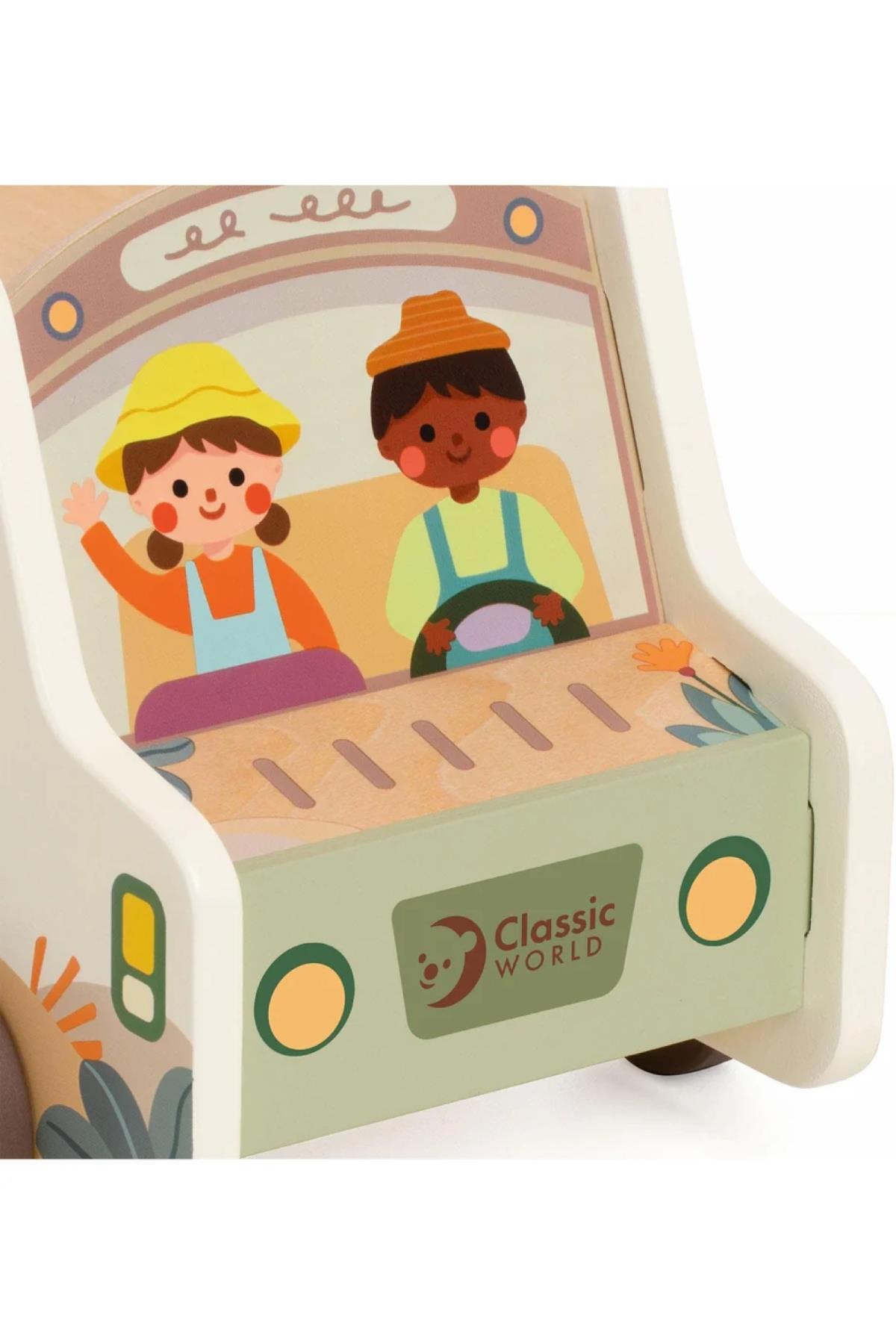 Classic World / Ahşap Şekil Sınıflandırıcı Truck Çok Renkli