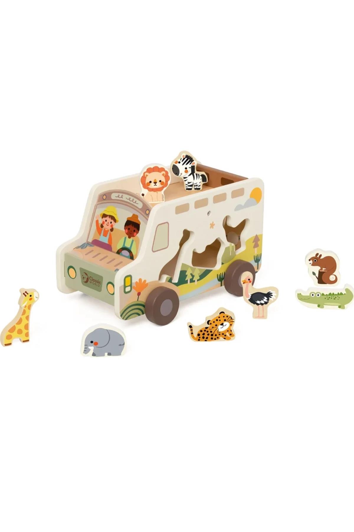 Classic World / Ahşap Şekil Sınıflandırıcı Truck Çok Renkli