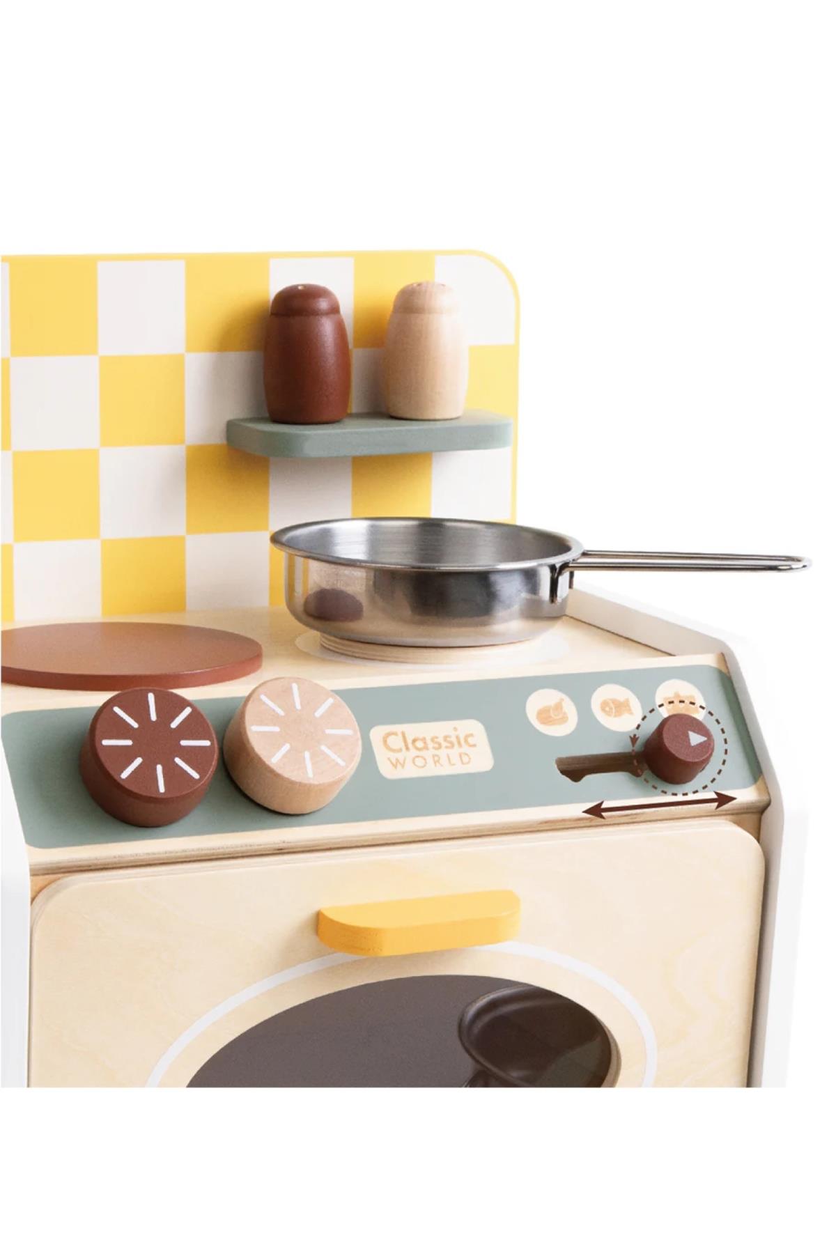 Classic World Mini Ahşap Mutfak Çok Renkli