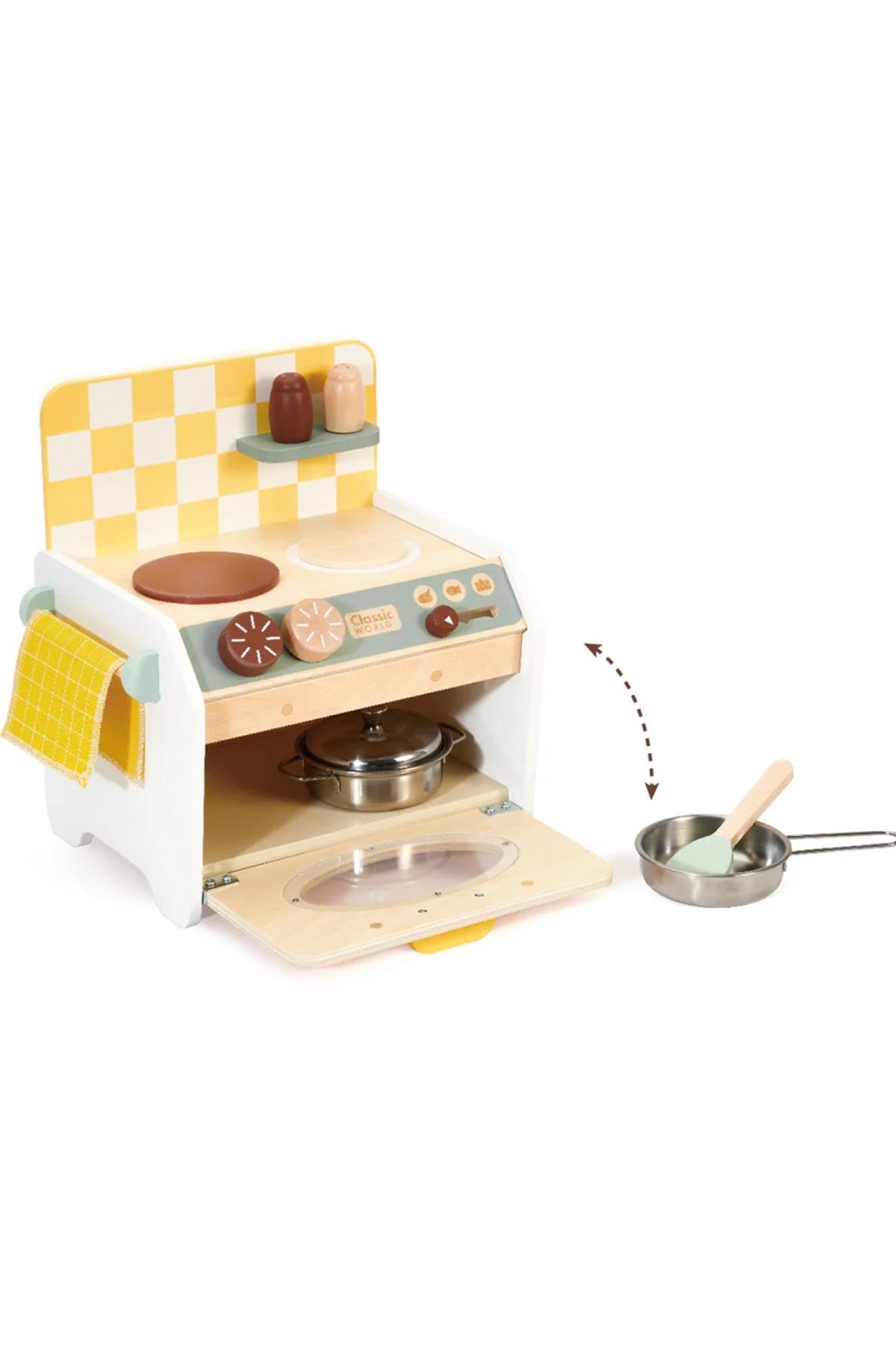 Classic World Mini Ahşap Mutfak Çok Renkli