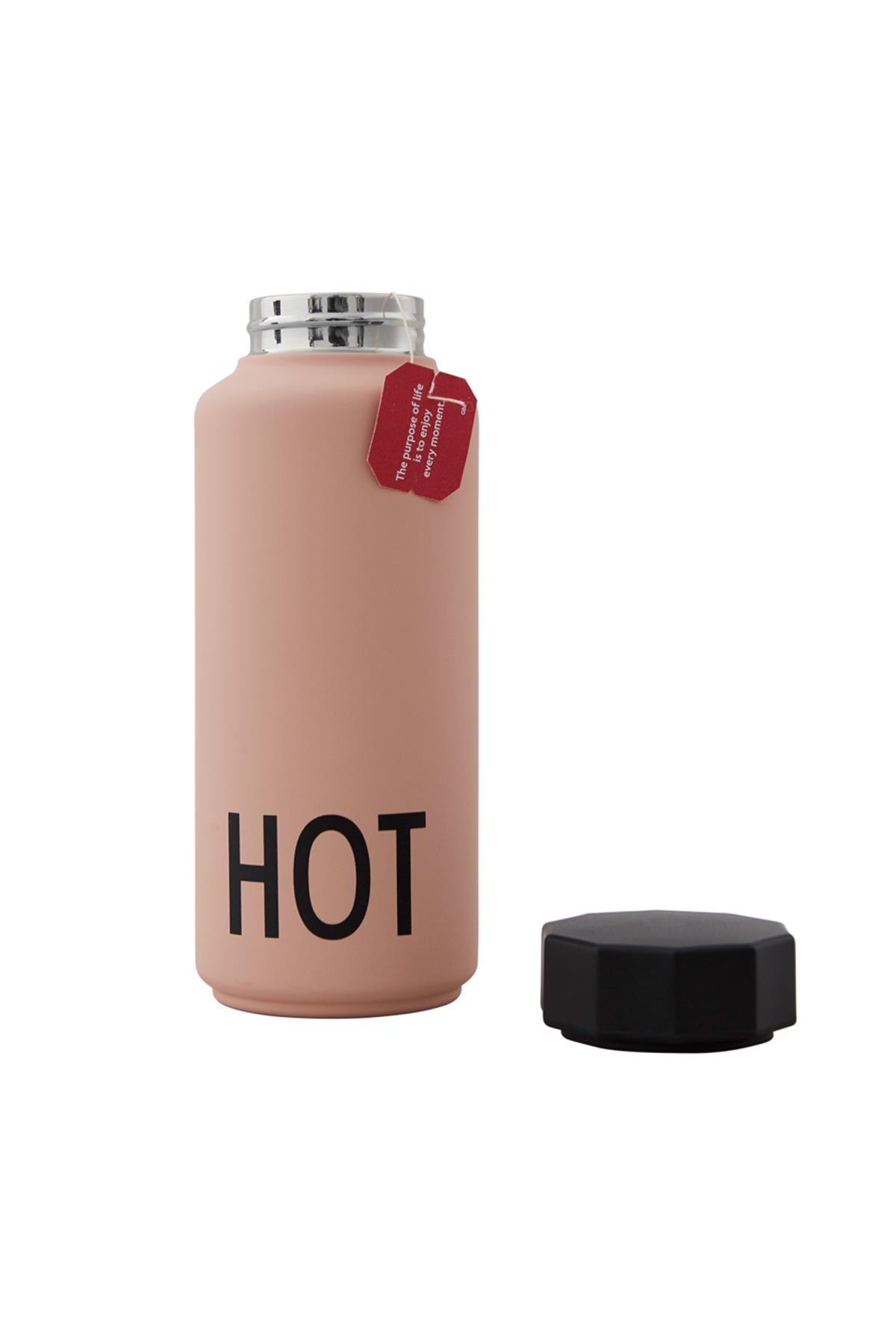 DESIGN LETTERS/ÇELİK TERMOS ŞİŞE 500 ml Pink