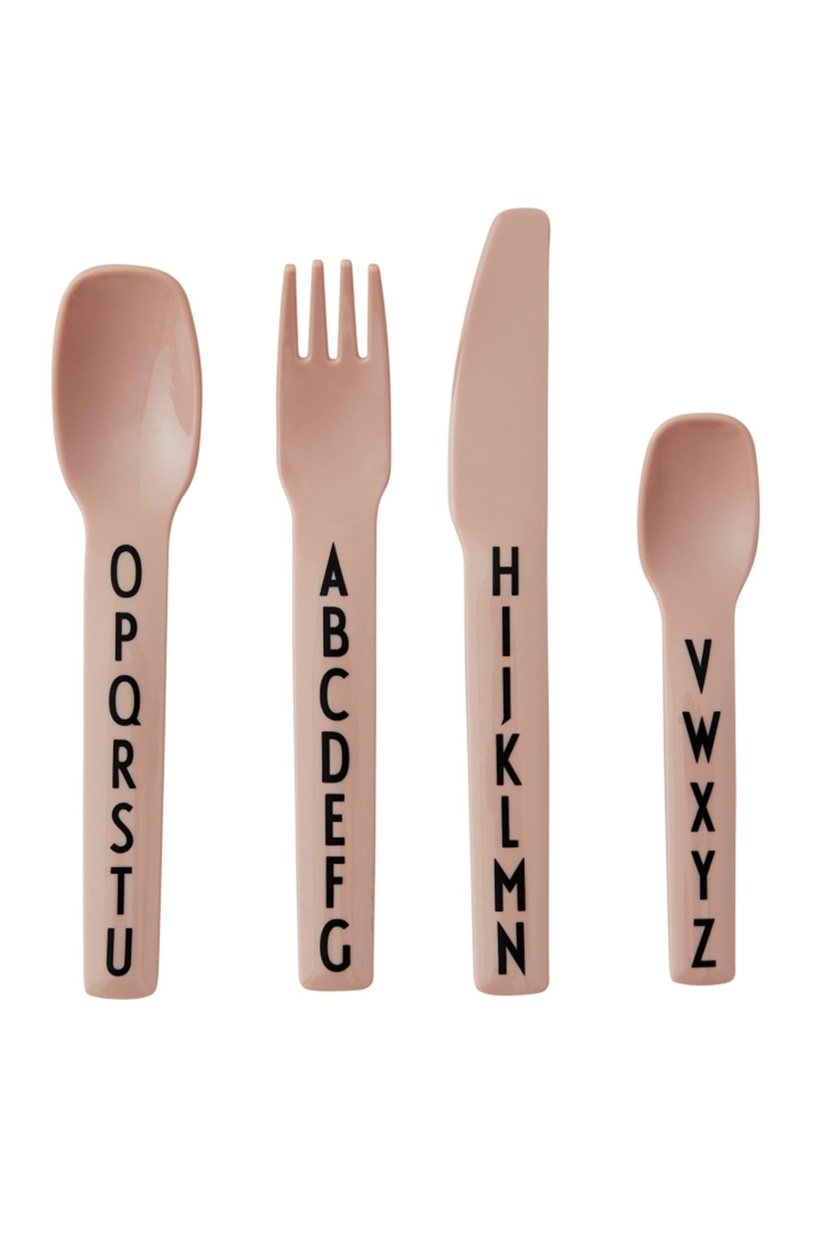 DESIGN LETTERS/TRİTAN ÇATAL BIÇAK KAŞIK SETİ Nude