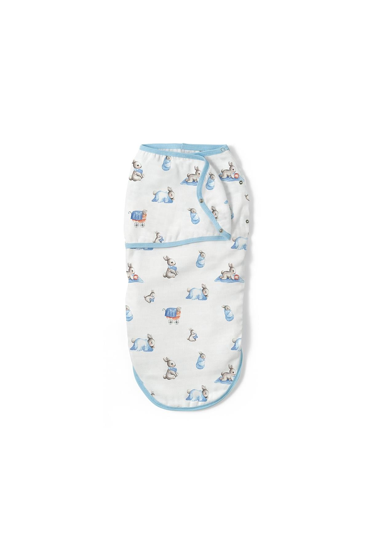 Deux Lapins /  Bébé Lapin Müslin Bebek Hazır Kundak std