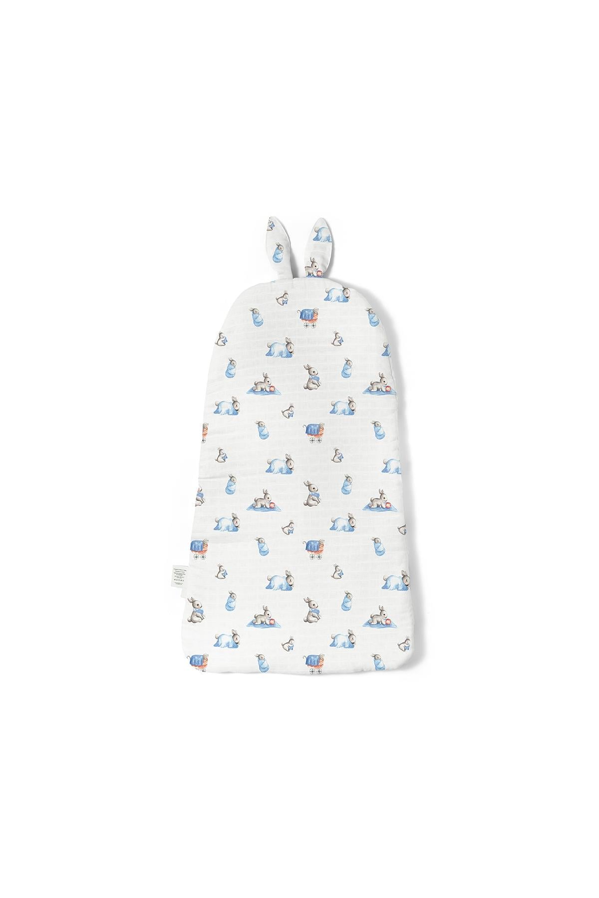 Deux Lapins / Bébé Lapin Müslin Kundak Battaniye std