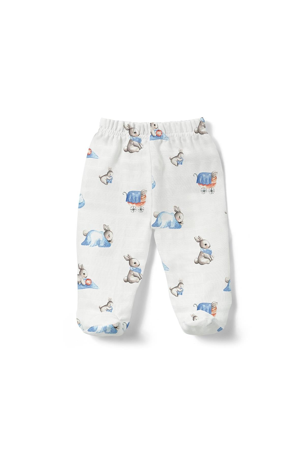 Deux Lapins /  Bébé Lapin Müslin Patikli Alt std