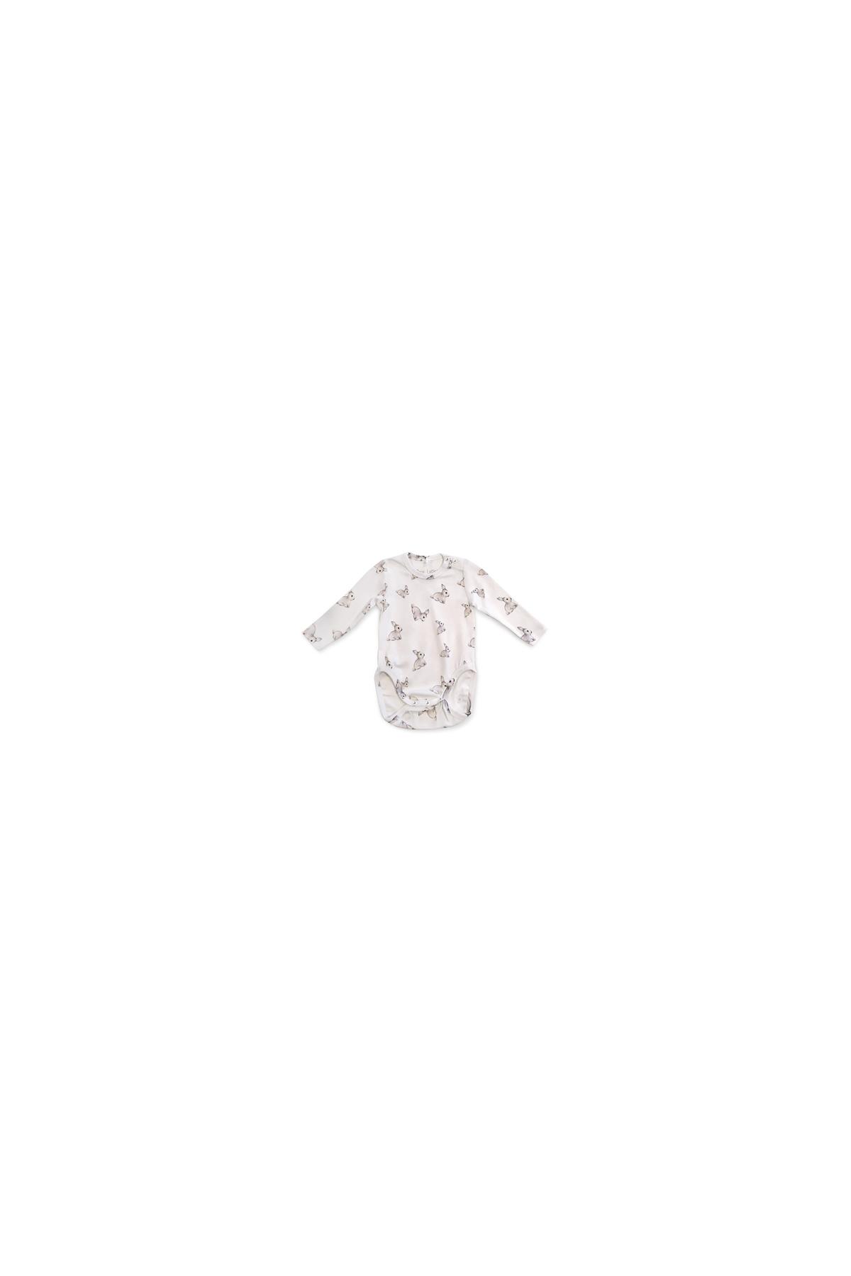 Deux Lapins / Bebek Body & patiksiz alt std