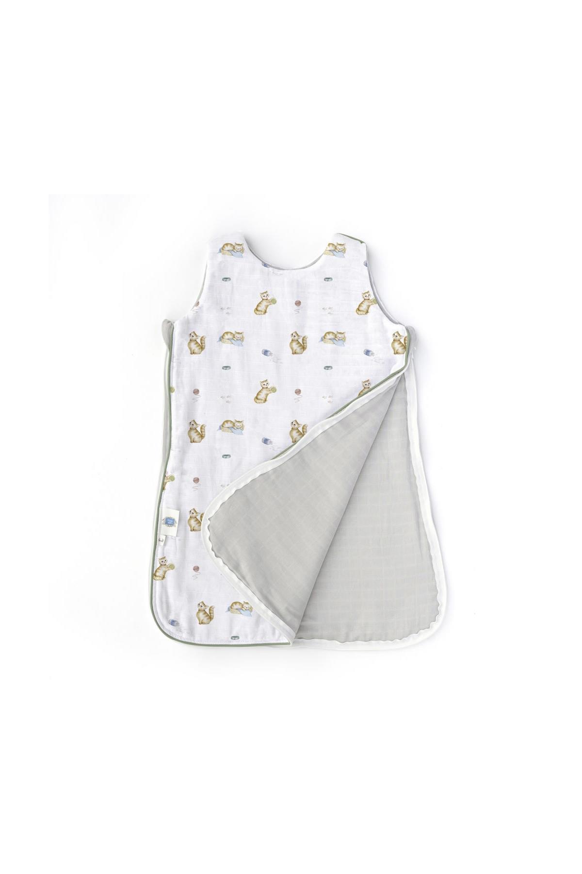 Deux Lapins / Chaton Kışlık Müslin Bebek Uyku Tulumu 1.85 TOG std