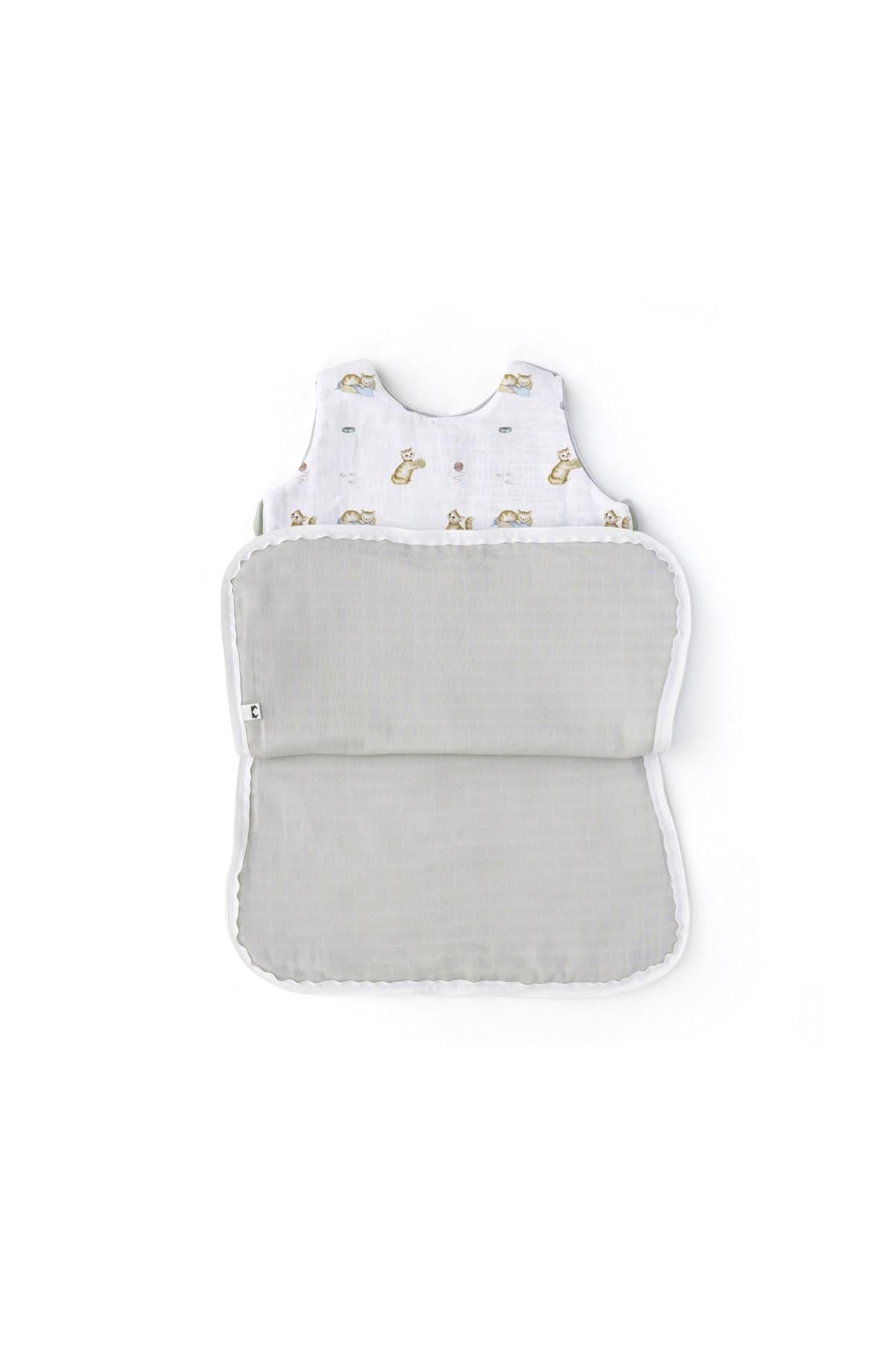 Deux Lapins / Chaton Kışlık Müslin Bebek Uyku Tulumu 1.85 TOG std