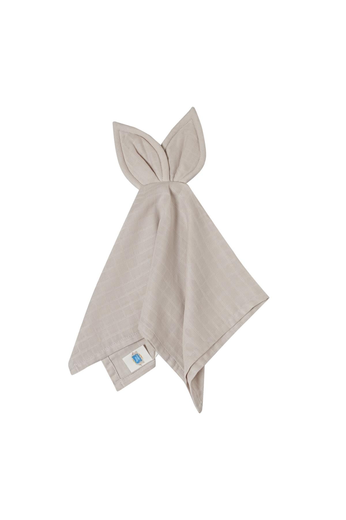 Deux Lapins / Cotton Grey Tavşan Kulaklı Müslin Uyku Arkadaşı std