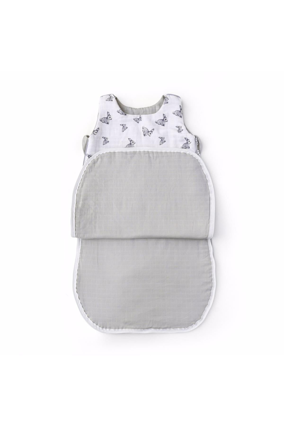 Deux Lapins / Iconique Lapin Kışlık Müslin Bebek Uyku Tulumu 1.85 TOG std