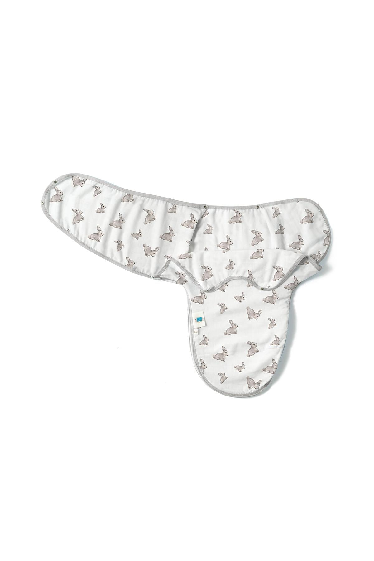 Deux Lapins / Iconique Lapin Müslin Bebek Hazır Kundak std
