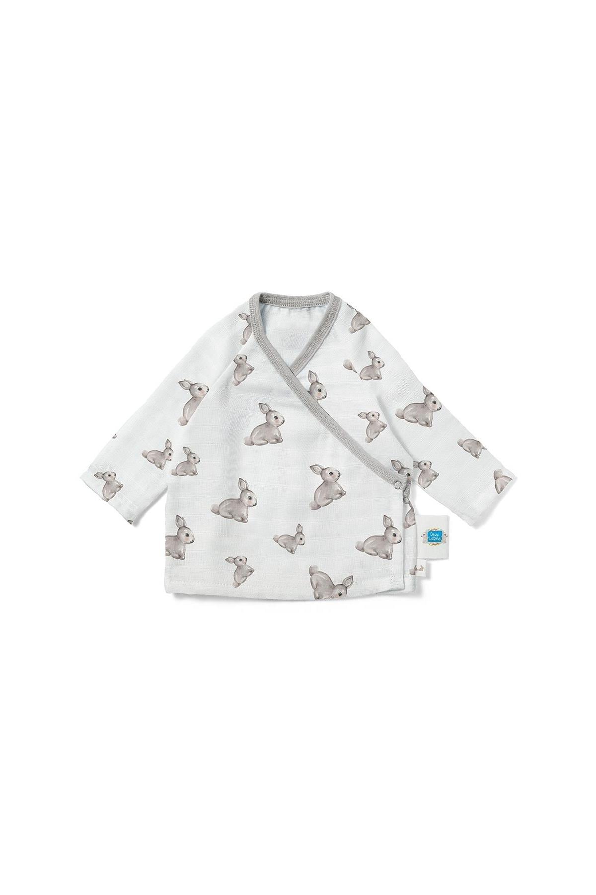 Deux Lapins / Iconique Lapin Müslin Kimono Hırka std