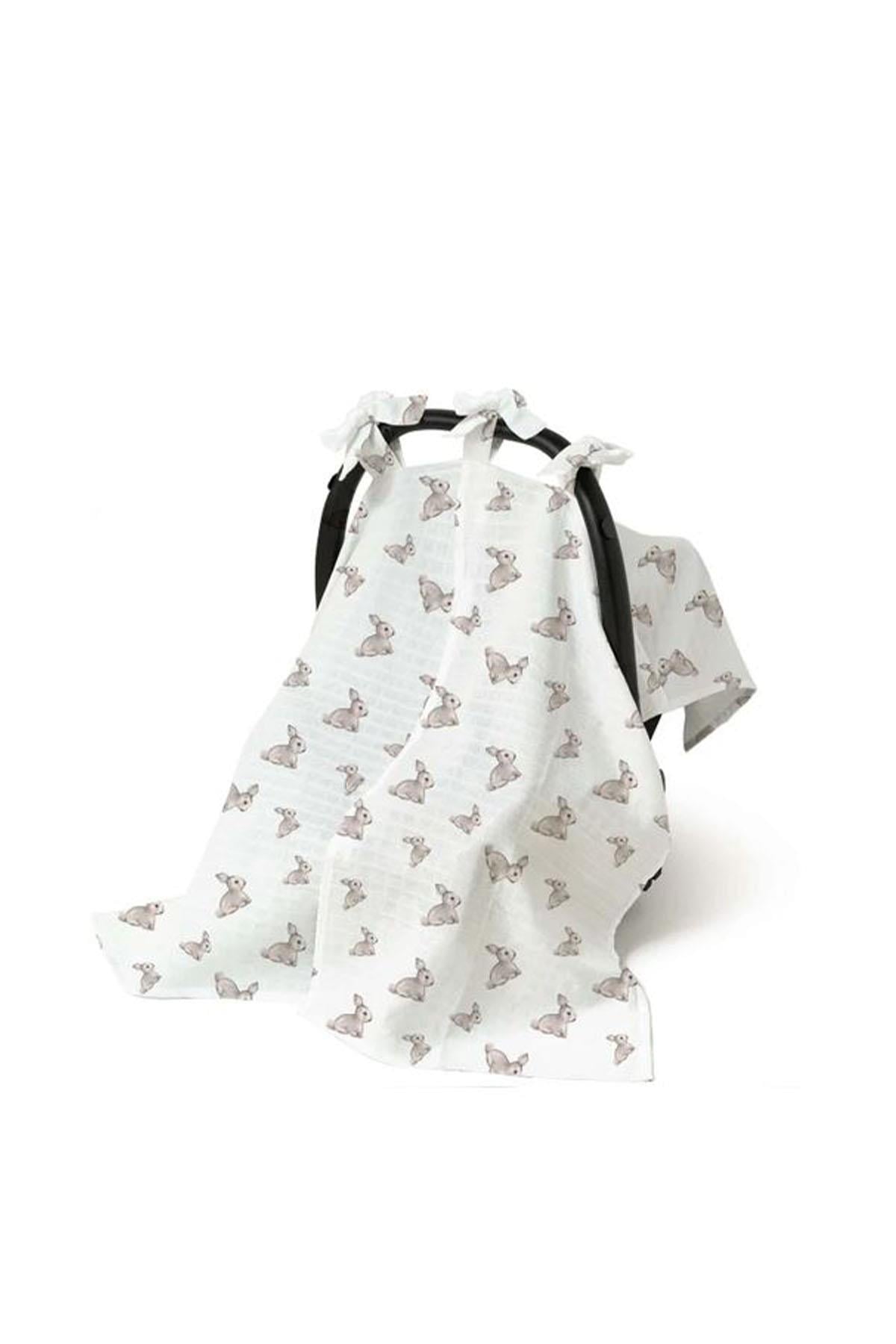 Deux Lapins / Iconique Lapin Puset Örtüsü std