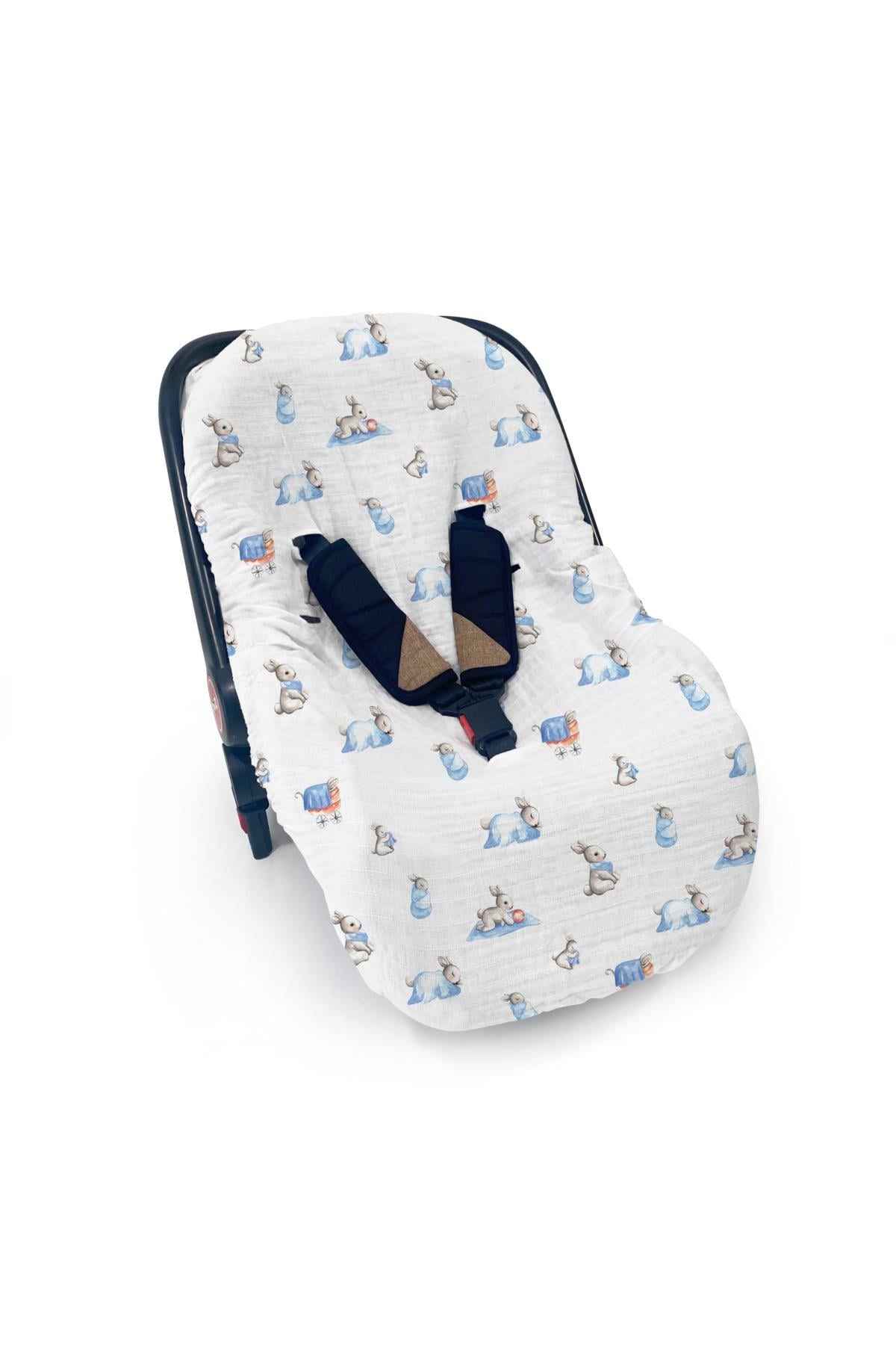 Deux Lapins / Müslin Ana Kucağı Kılıfı– Bébé Lapin std
