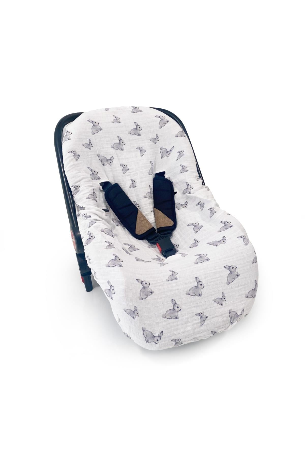 Deux Lapins / Müslin Ana Kucağı Kılıfı – Iconique Lapin std