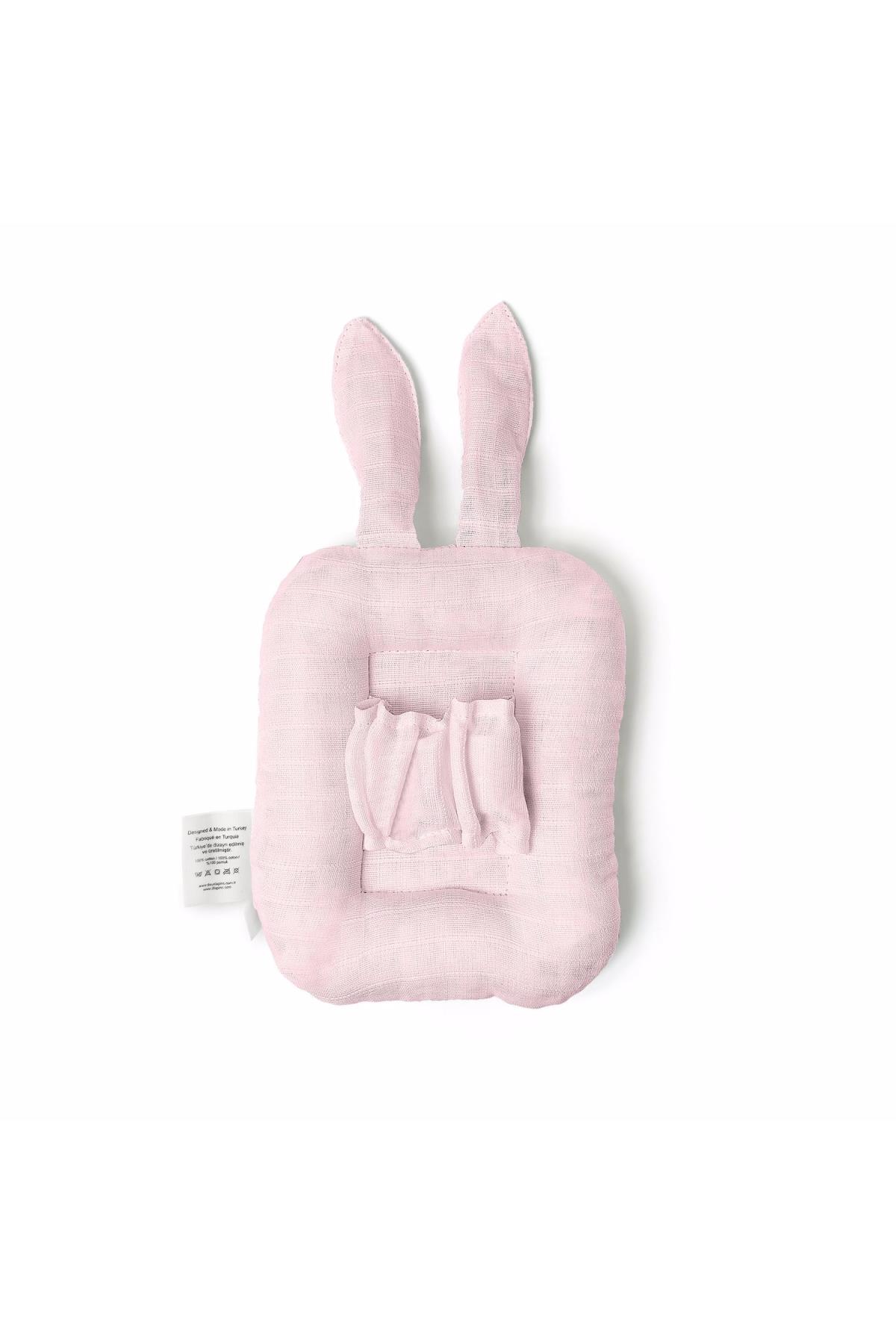 Deux Lapins / Rainbow  Kol Emzirme Yastığı - Mini Pink