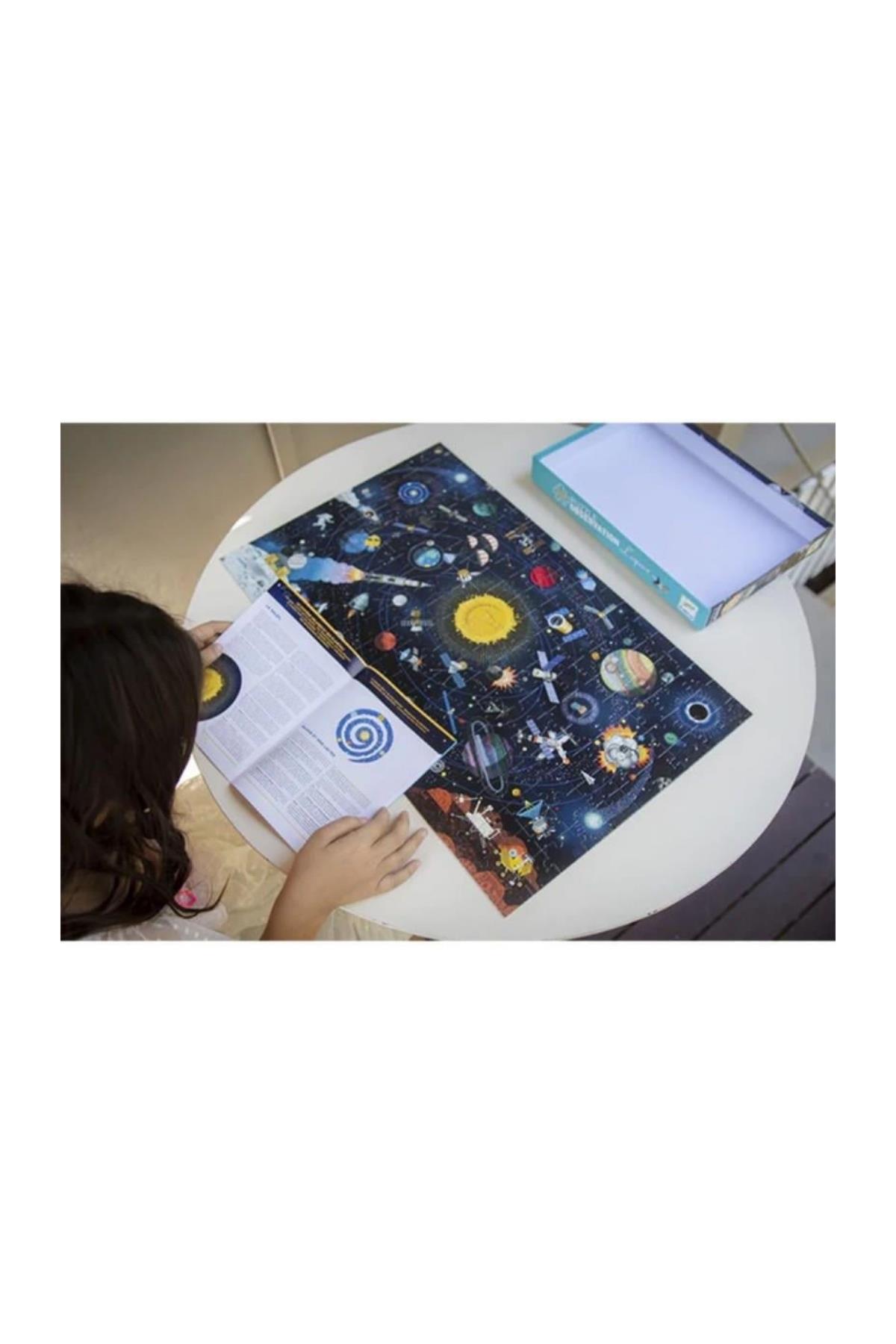 Djeco Klasik Puzzle 200 Parça / The Space Çok Renkli