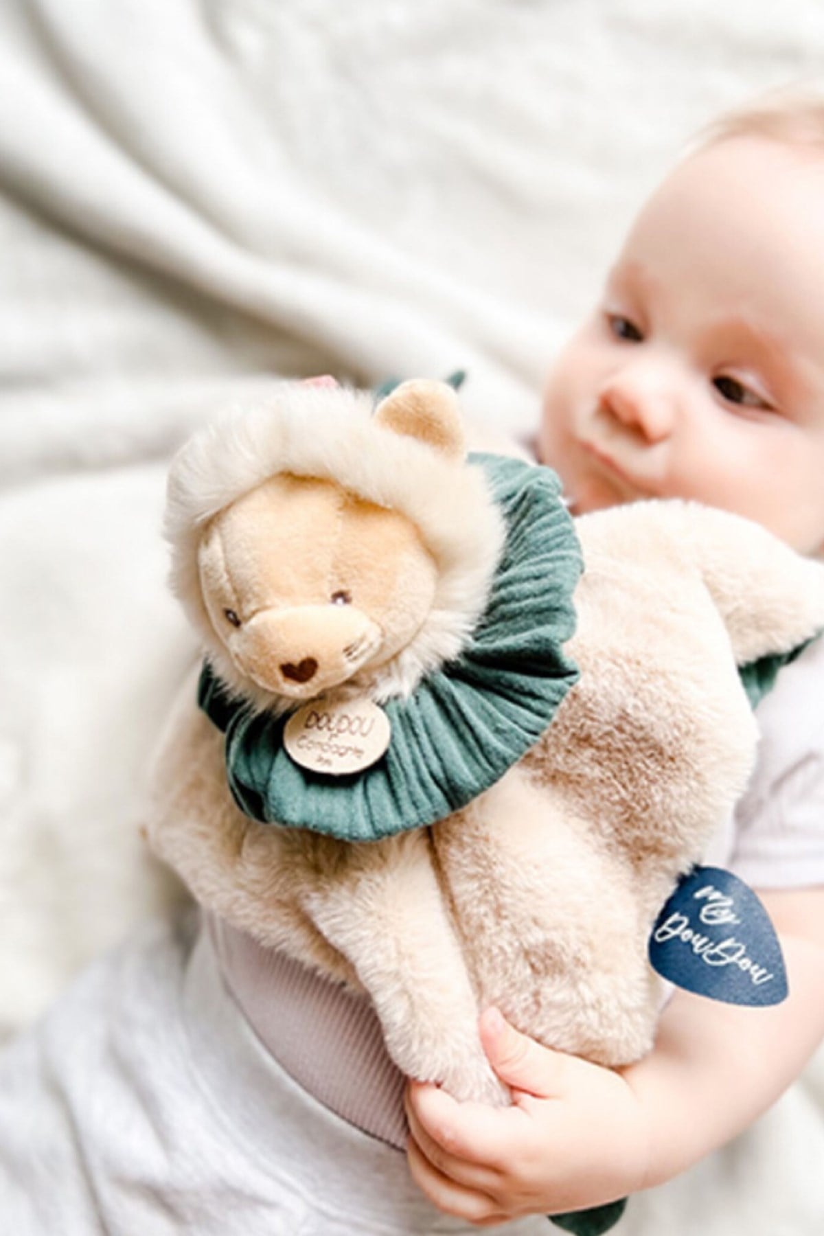 Doudou Kahverengi Yumuşak Aslan Çok Renkli
