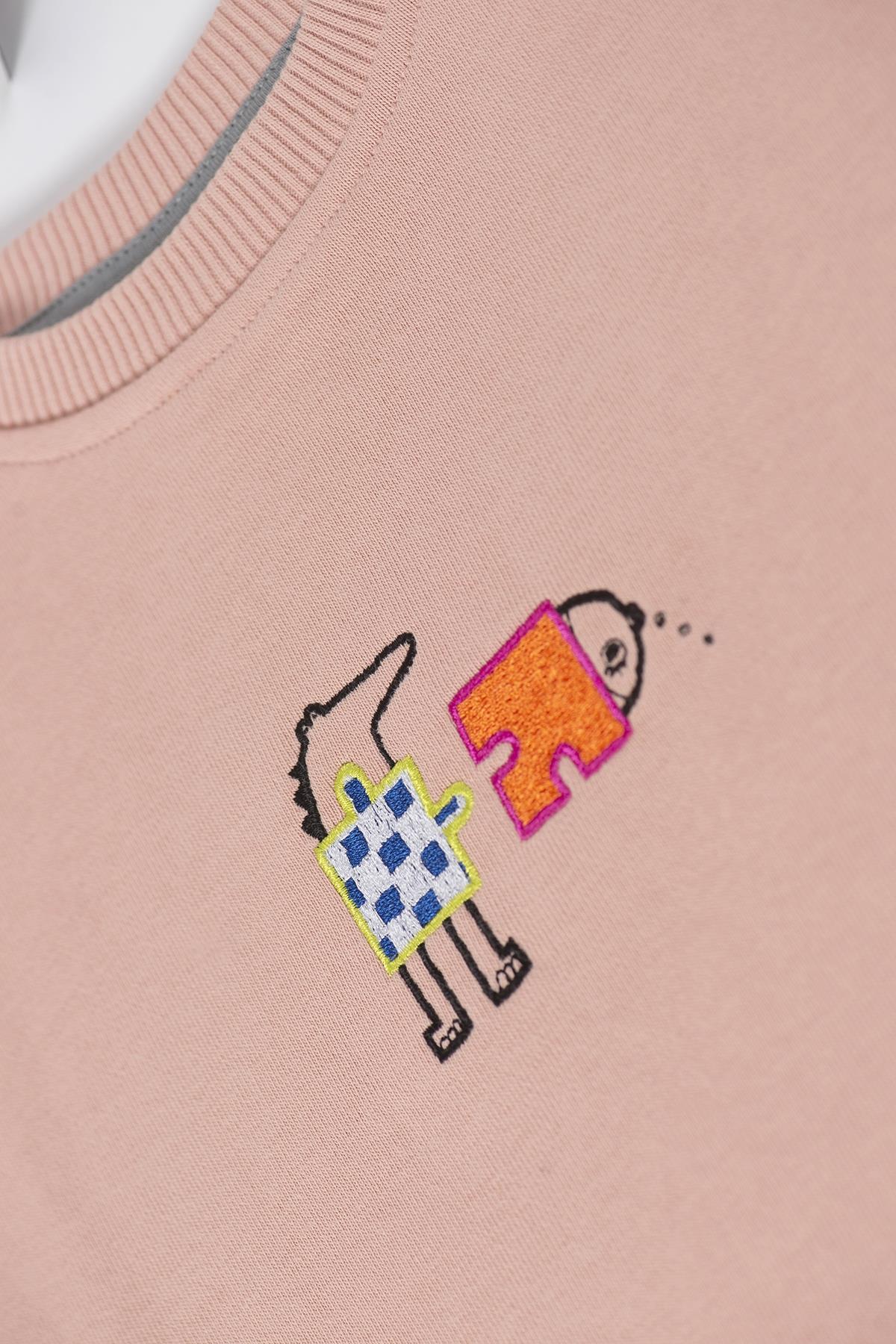 Beetle Beez / DREAMY PUZZLE PINK SWEATSHIRT SOMON