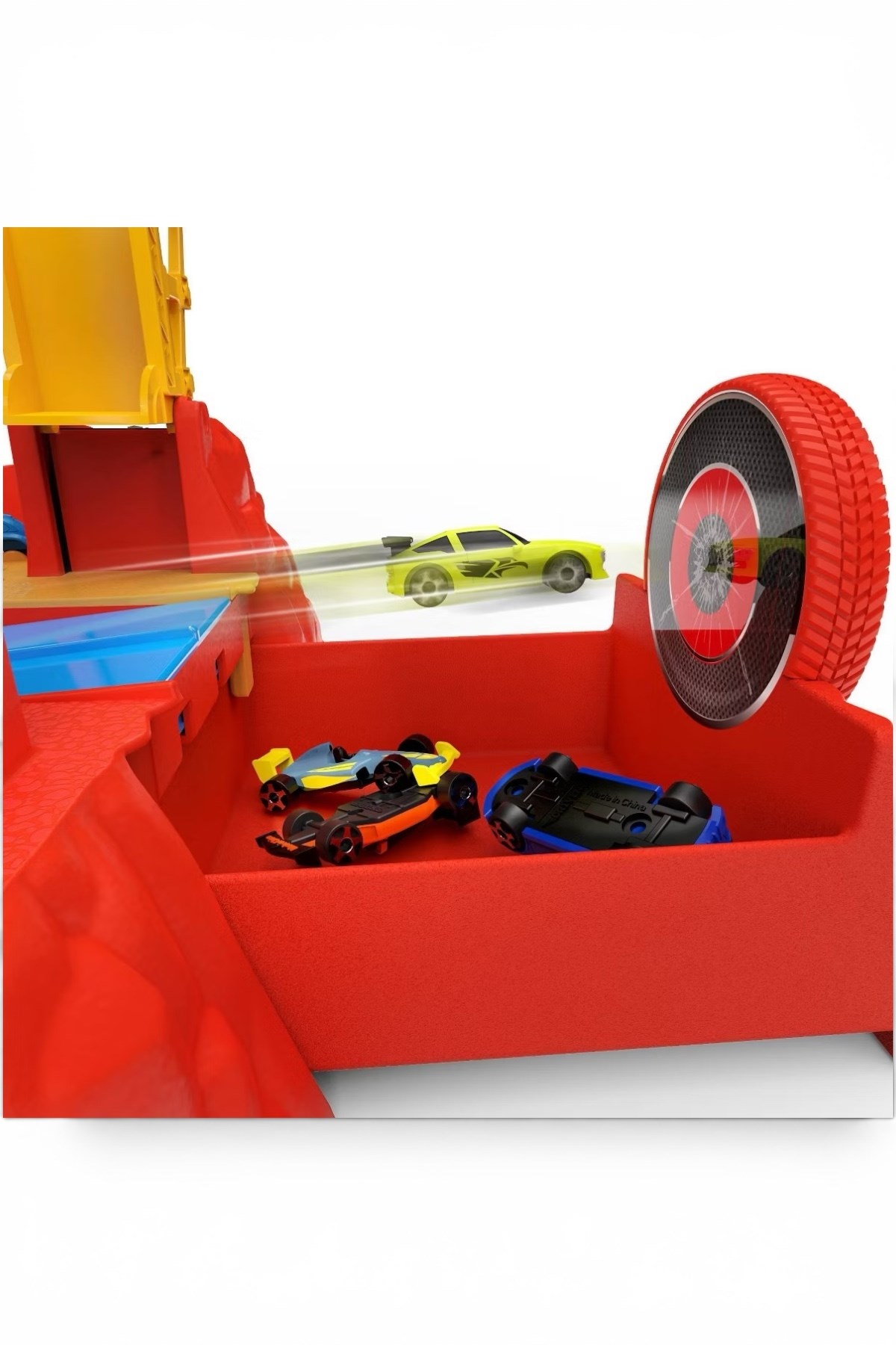 Driven Mini Araçlar Yarış Pisti Çok Renkli