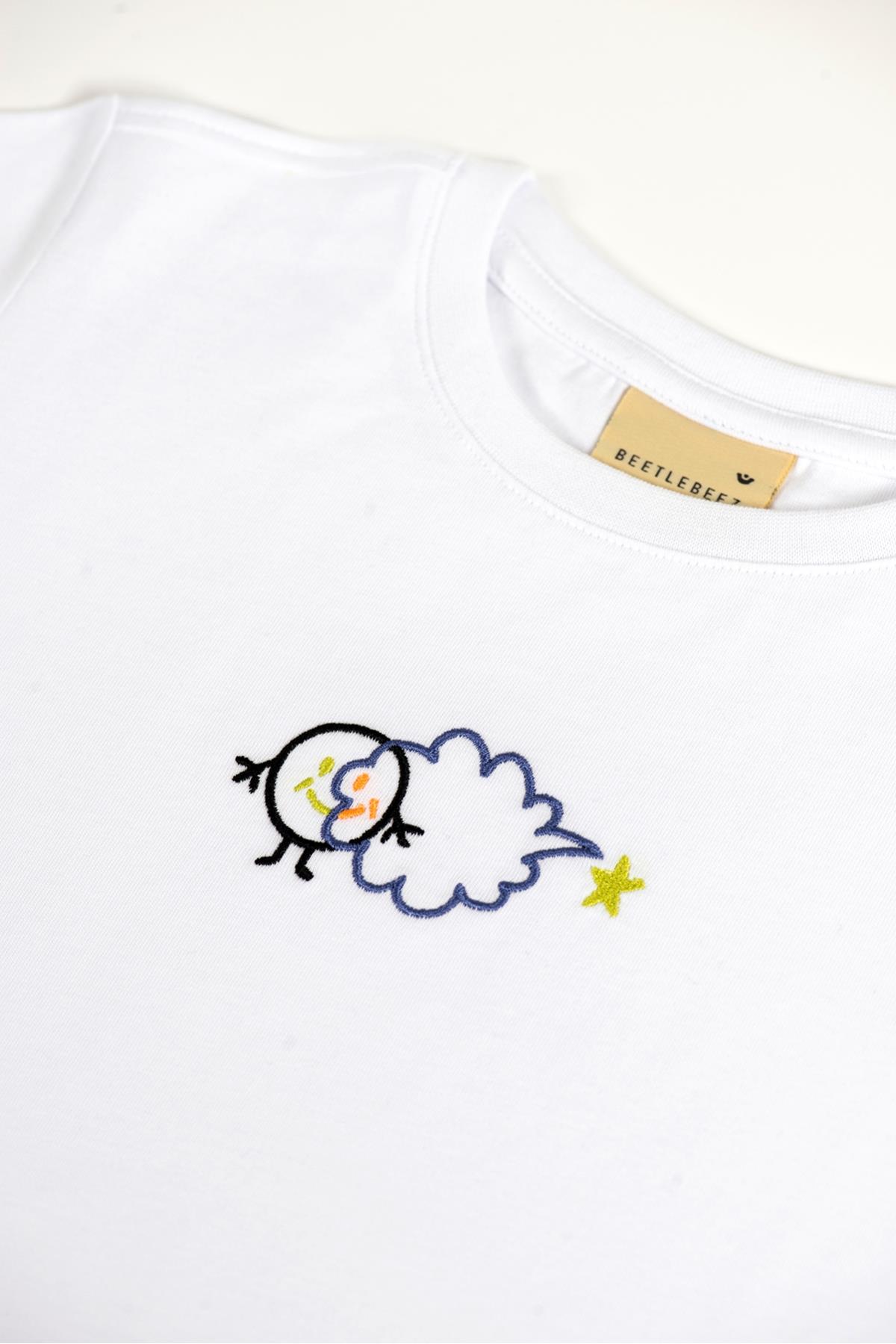Beetlebeez / FILL IN THE BLANK T-SHIRT - WHITE Beyaz