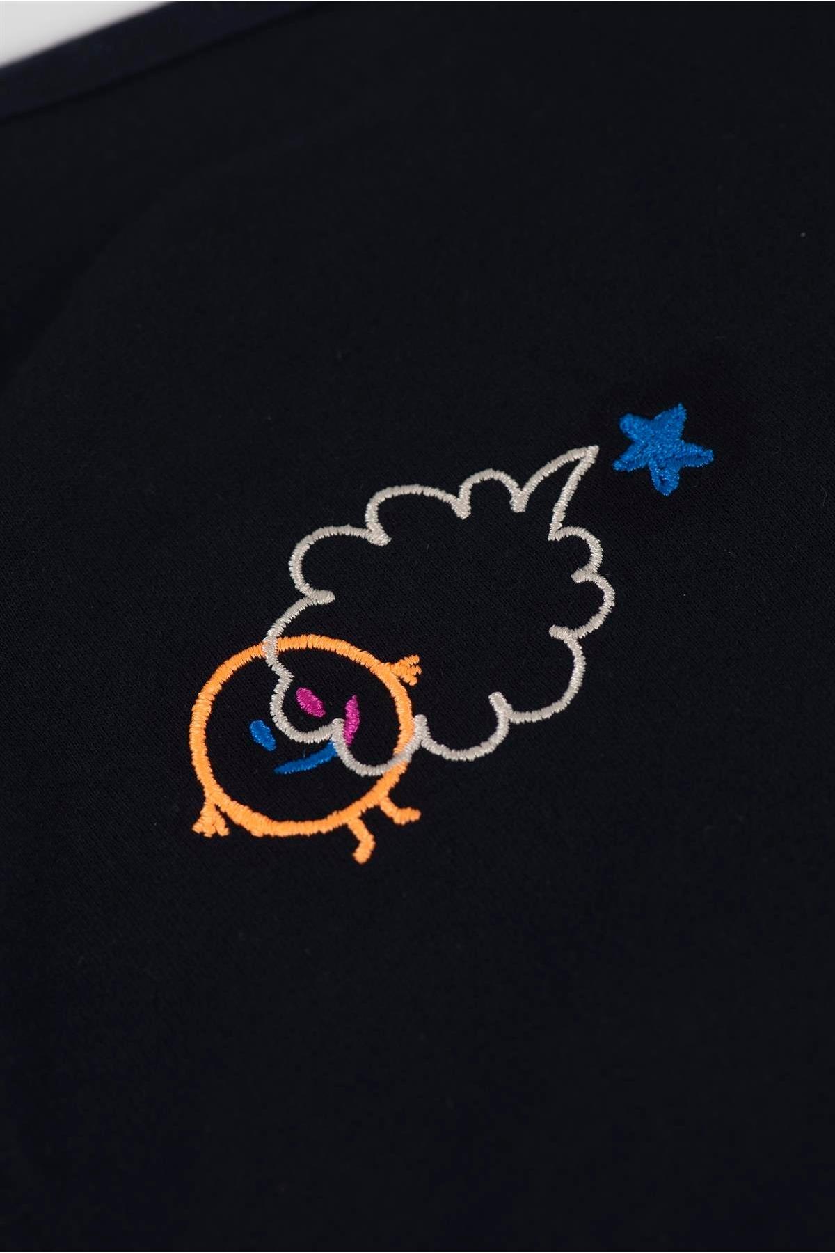 Beetlebeez / Fill In The Blank Zipped Sweatshirt - Navy Blue Lacivert