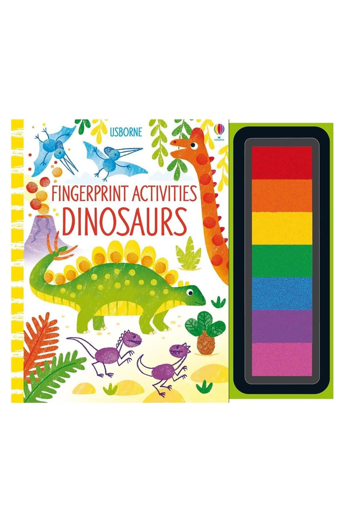 Fingerprint Activities Dinosaurs Çok Renkli