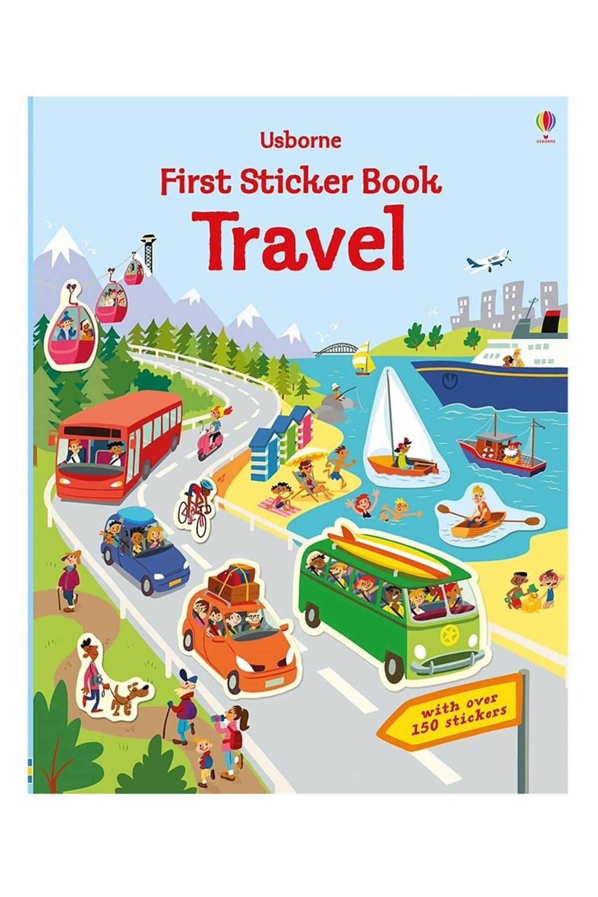 First Sticker Book Travel Çok Renkli