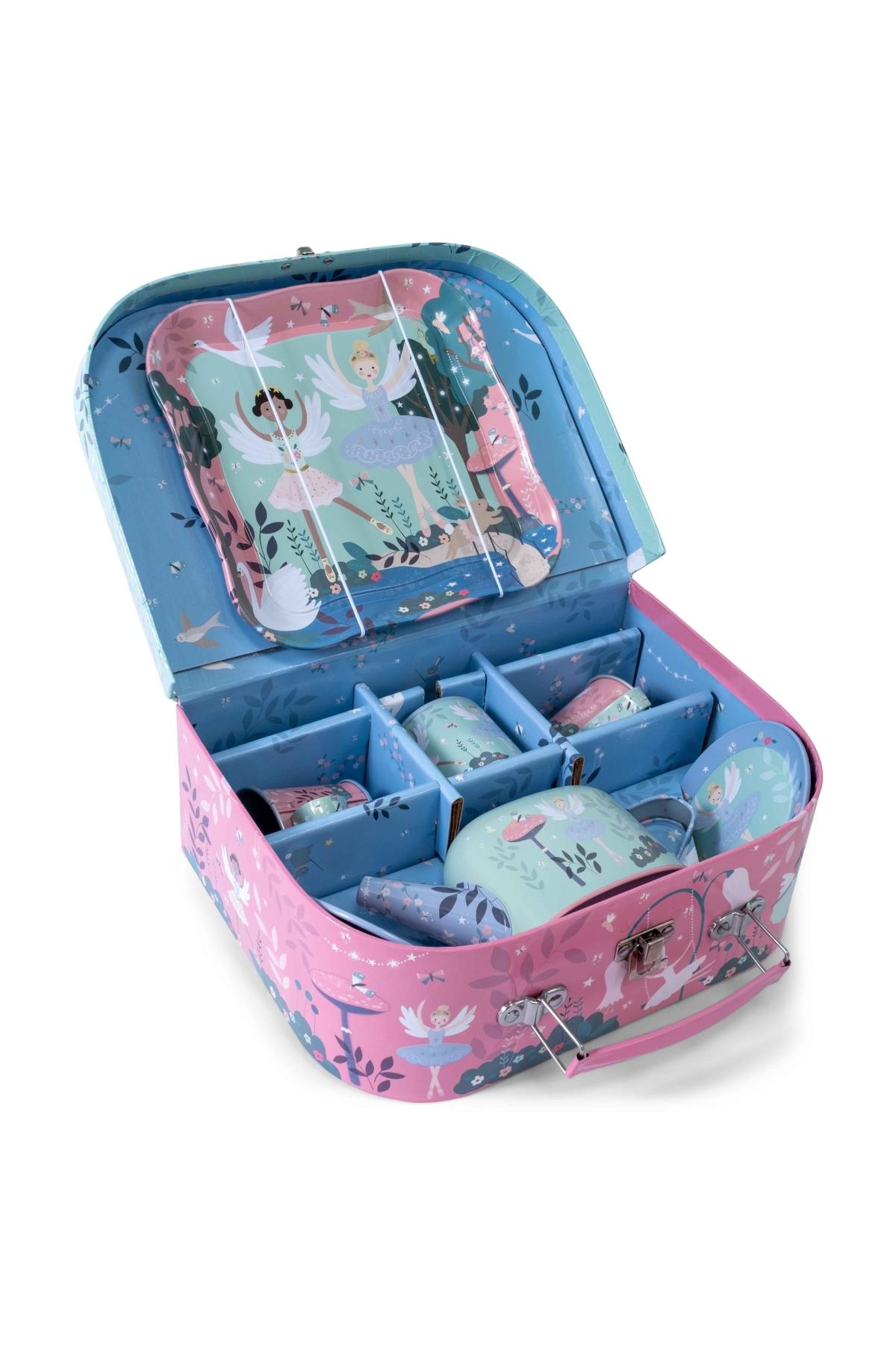 FLOSS  & ROCK 9 Parça Çay Seti/Enchanted Çok Renkli