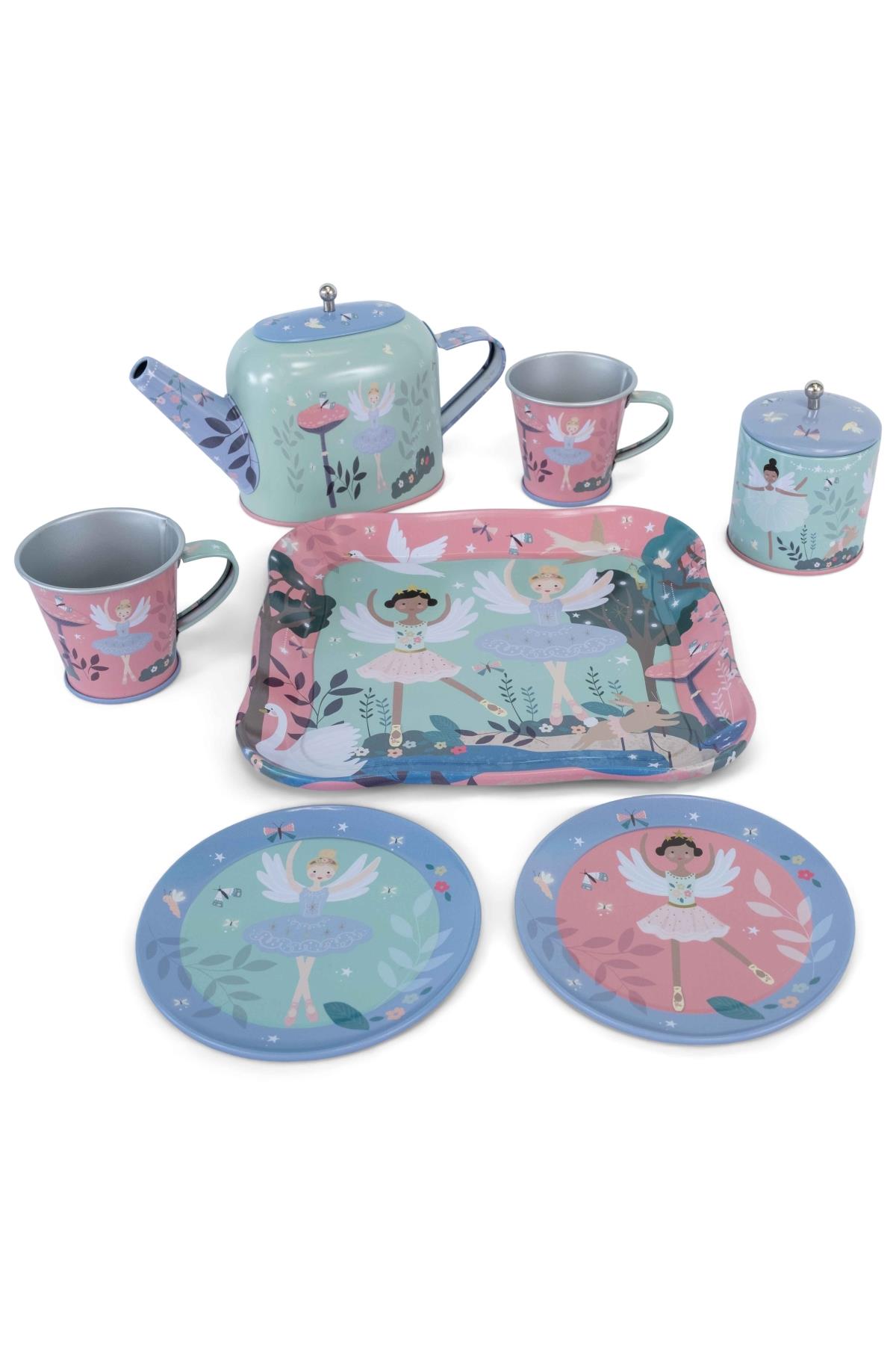 FLOSS  & ROCK 9 Parça Çay Seti/Enchanted Çok Renkli