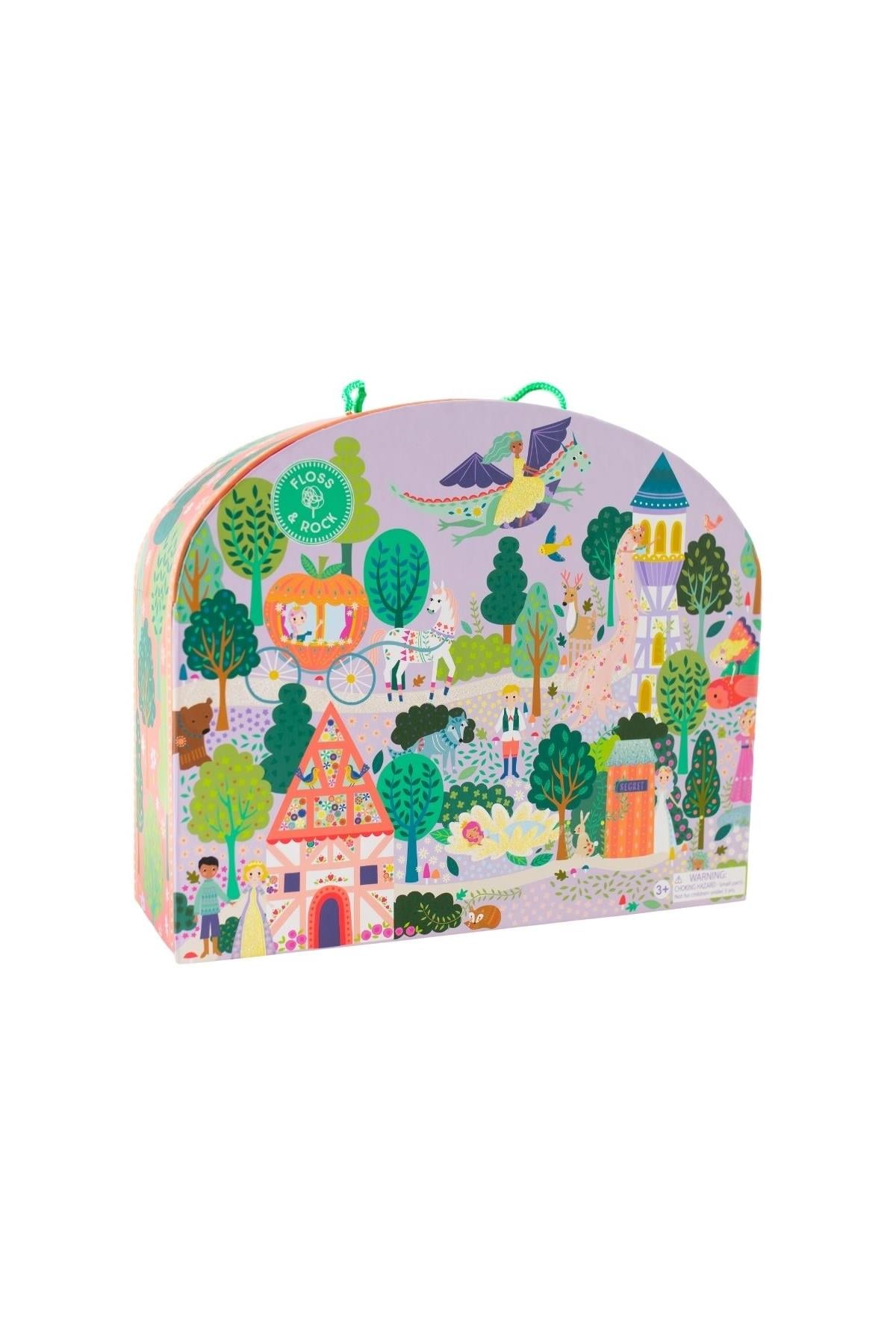 FLOSS & ROCK Ahşap Figürlü Oyun Kutuları / Fairy Tale Çok Renkli