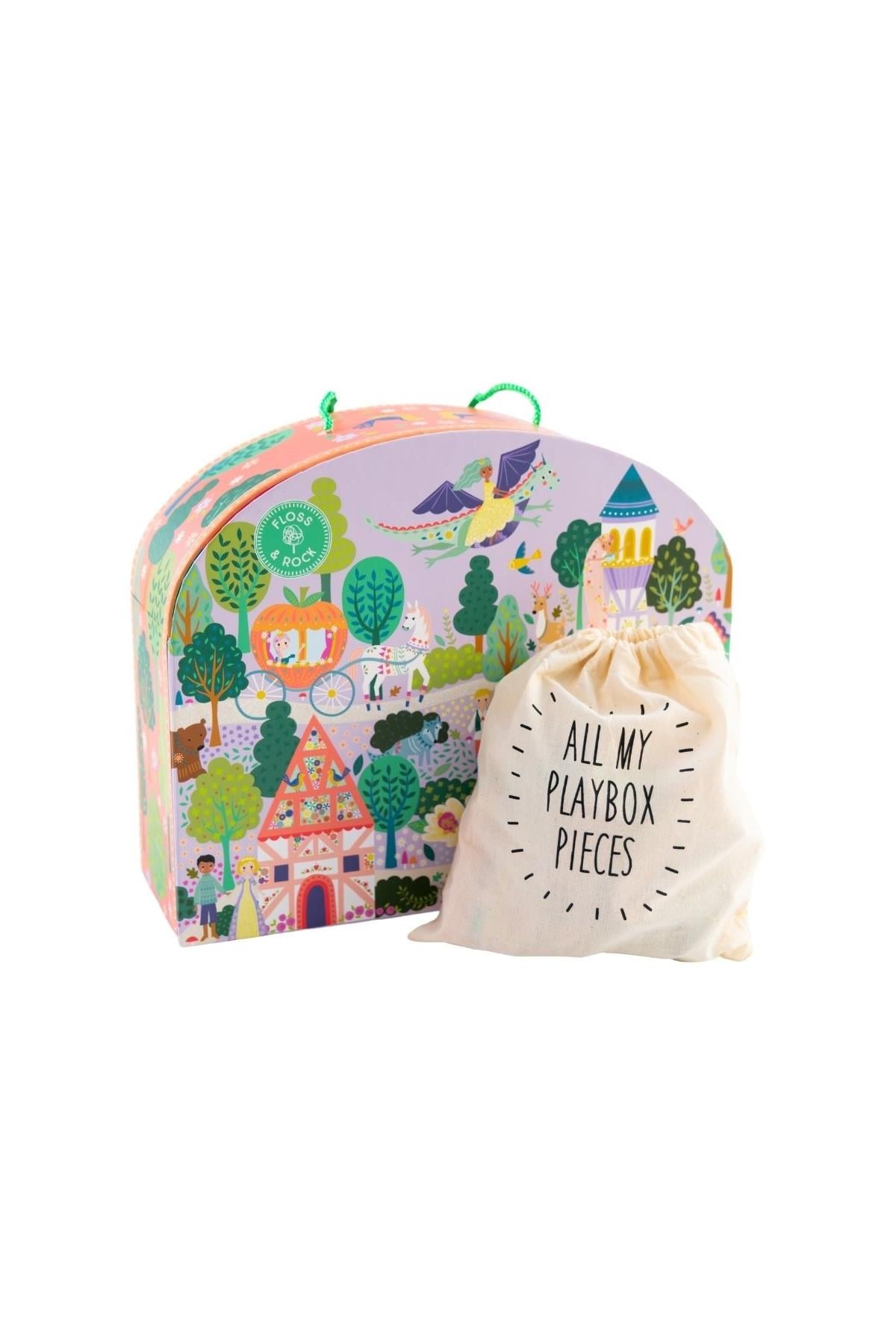 FLOSS & ROCK Ahşap Figürlü Oyun Kutuları / Fairy Tale Çok Renkli