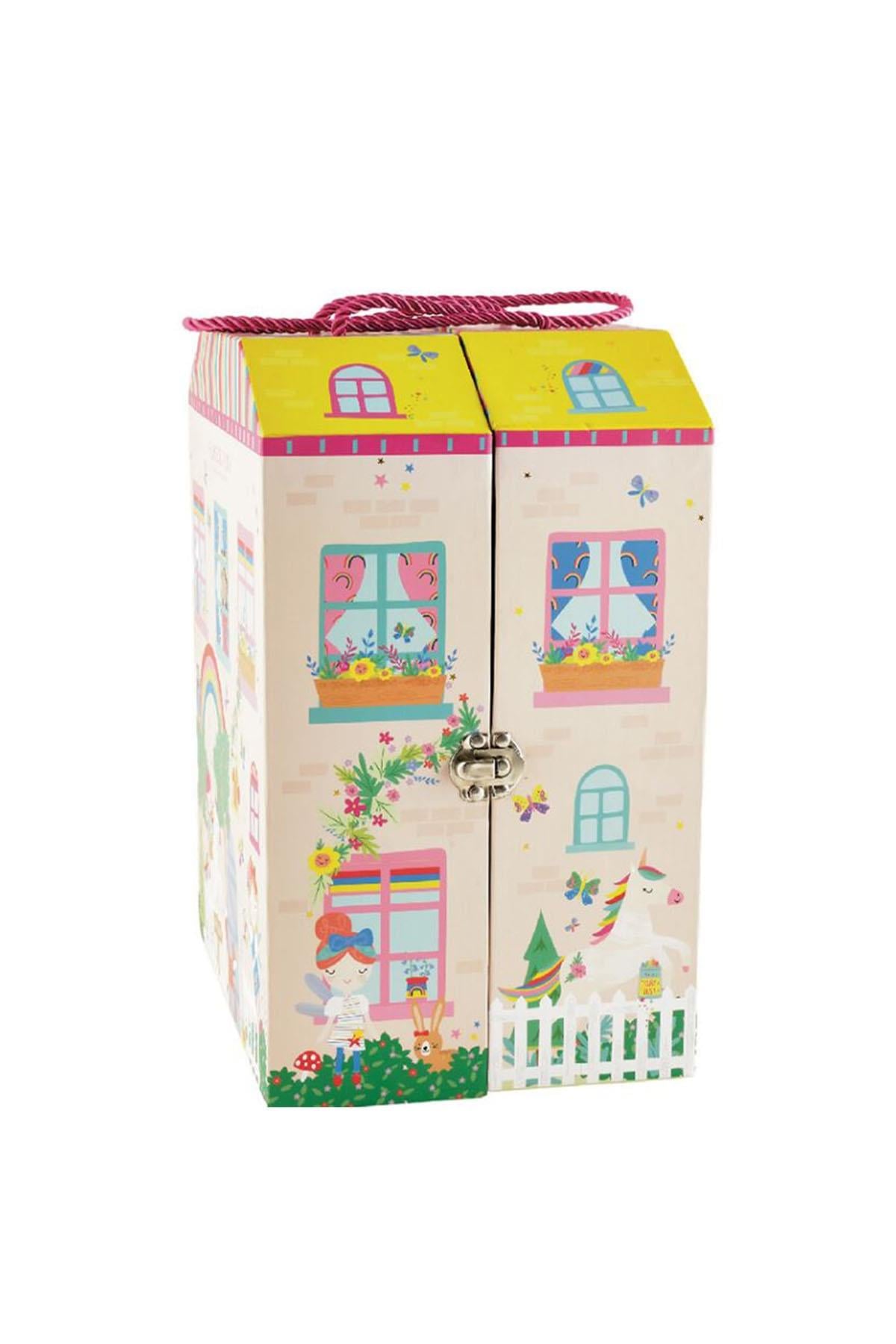 FLOSS & ROCK Ahşap Figürlü Oyun Kutuları / Rainbow Çok Renkli