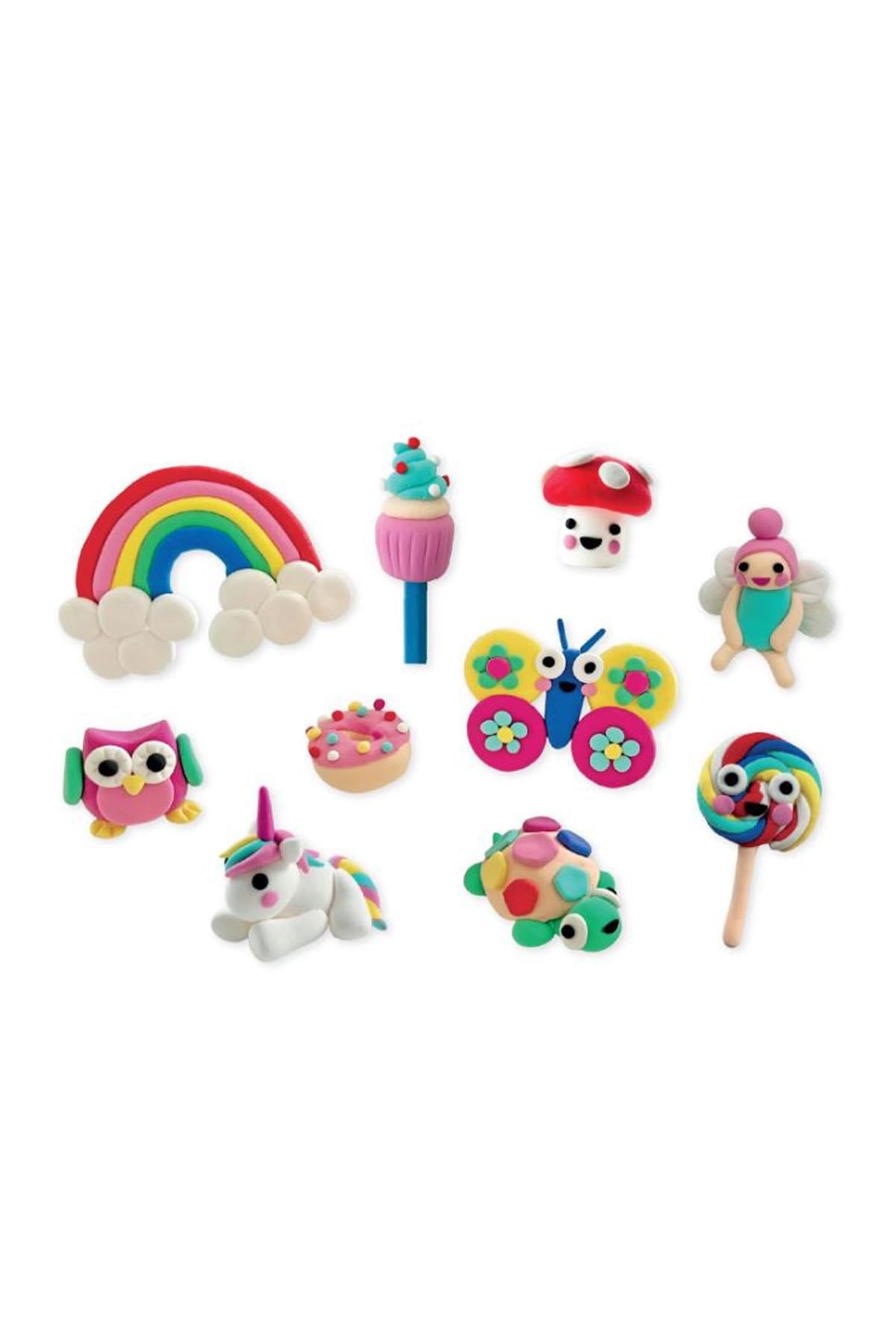 FLOSS ROCK CLAY AND PLAY HAVA İLE KURUYAN KİL SETİ RAİNBOW FAİRY Çok Renkli