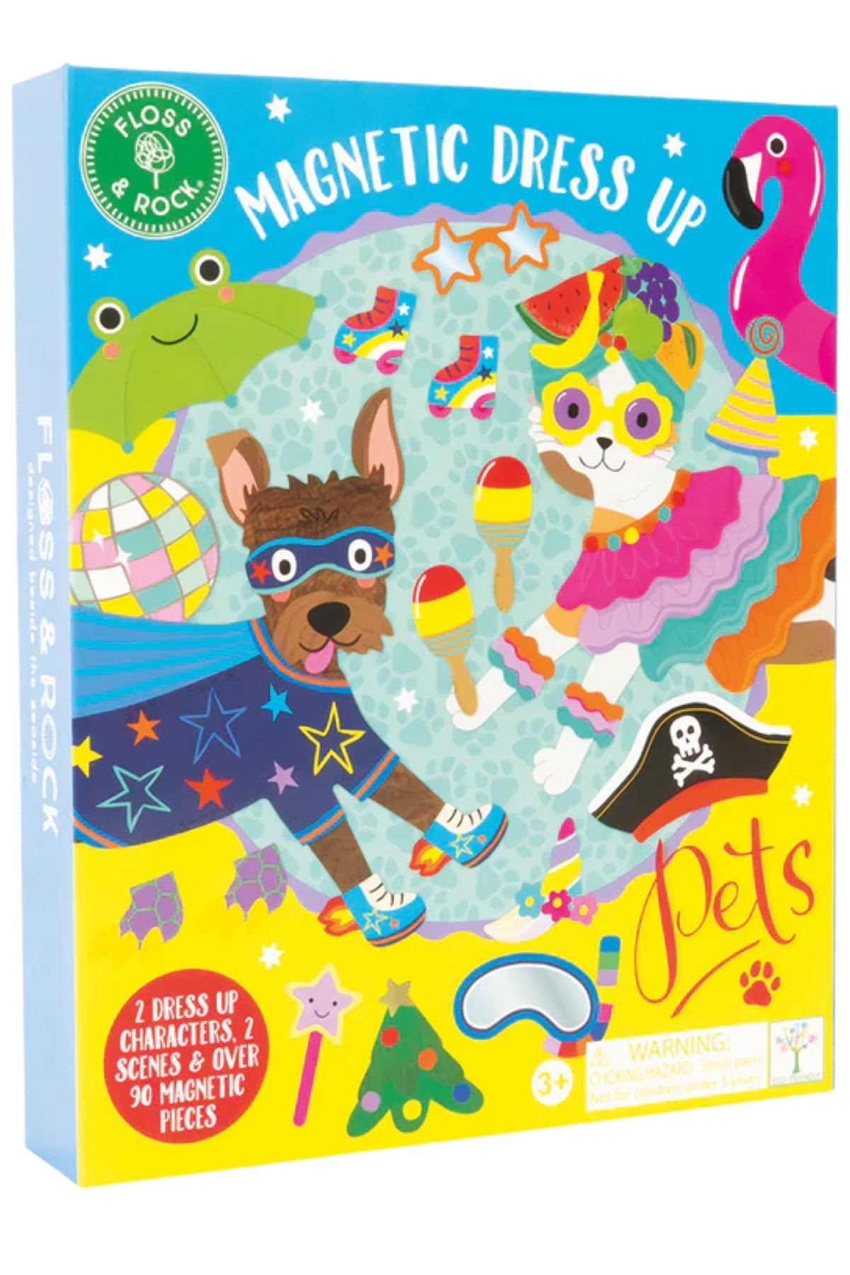 FLOSS & ROCK Mıknatıslı Giydirme Setleri / Pets Çok Renkli