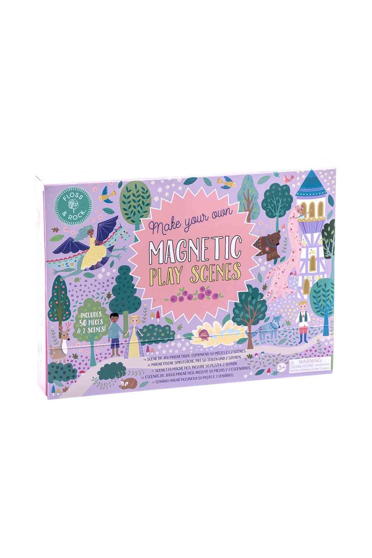 FLOSS & ROCK Mıknatıslı Oyun Sahneleri/Fairy Tale Çok Renkli
