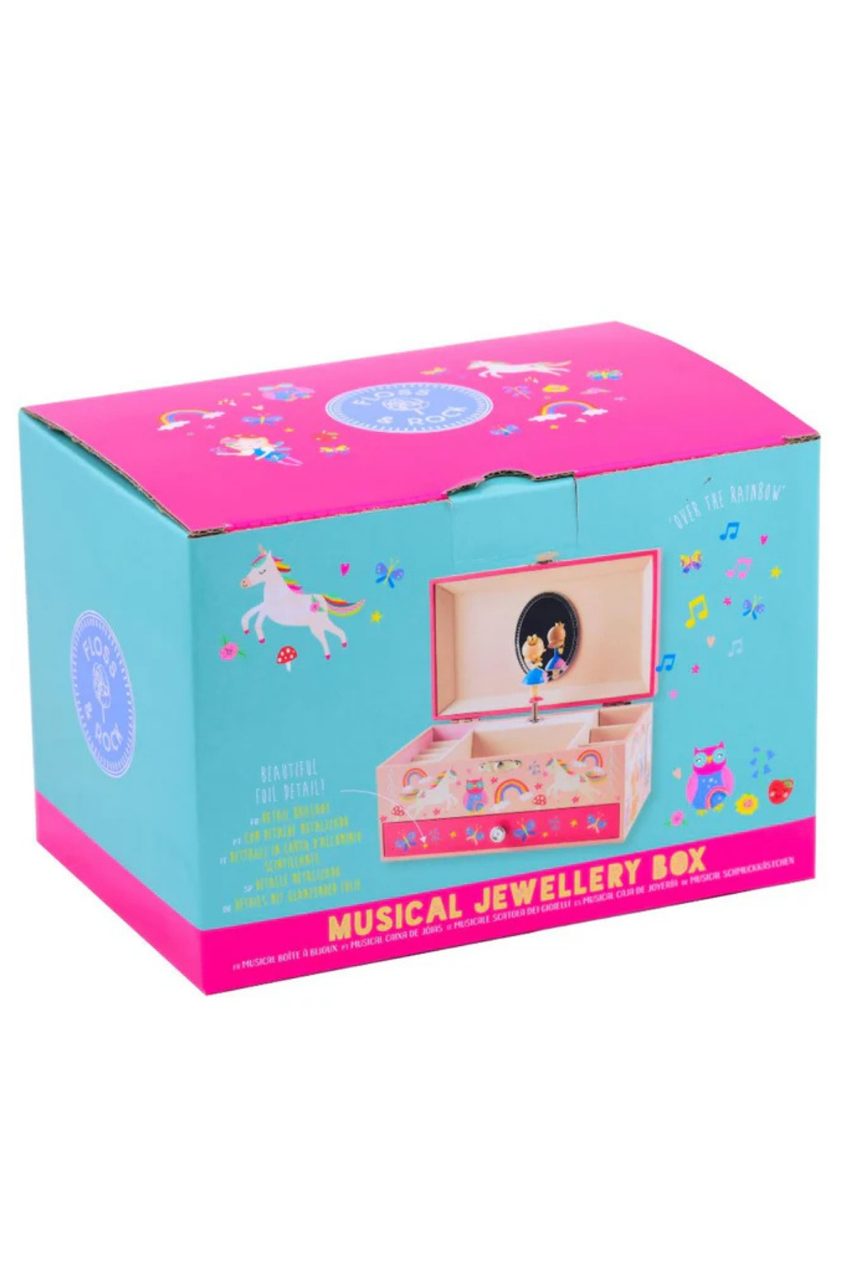 Floss & Rock Müzikli Mücevher Kutusu / Rainbow Fairy Çok Renkli