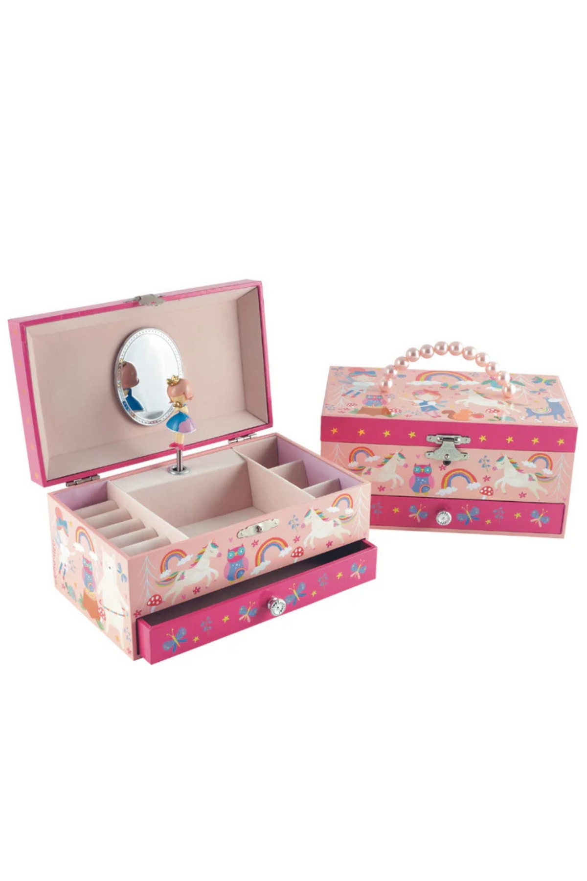 Floss & Rock Müzikli Mücevher Kutusu / Rainbow Fairy Çok Renkli