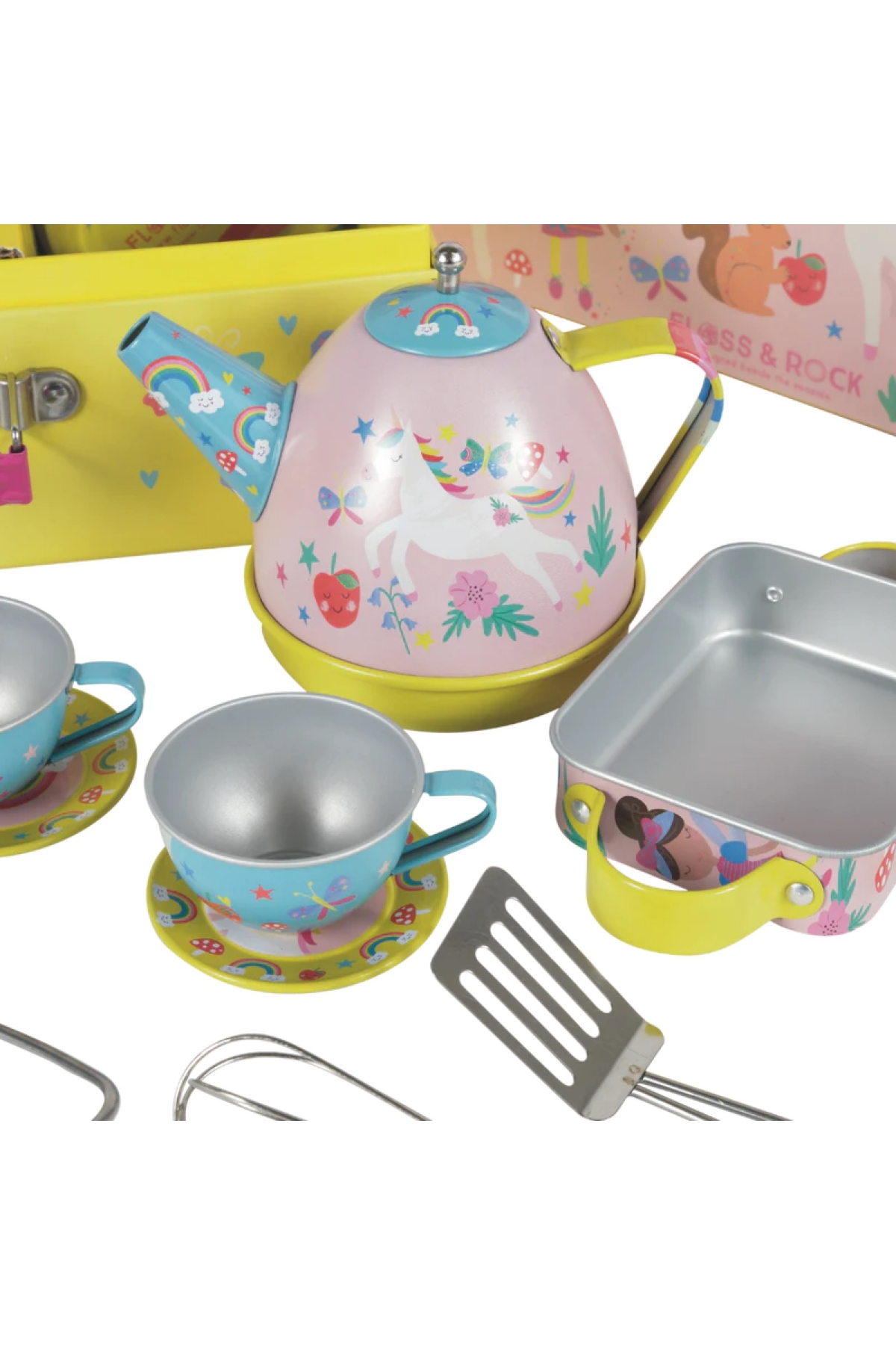 FLOSS  & ROCK Müzikli Mutfak Seti/Rainbow Fairy Çok Renkli