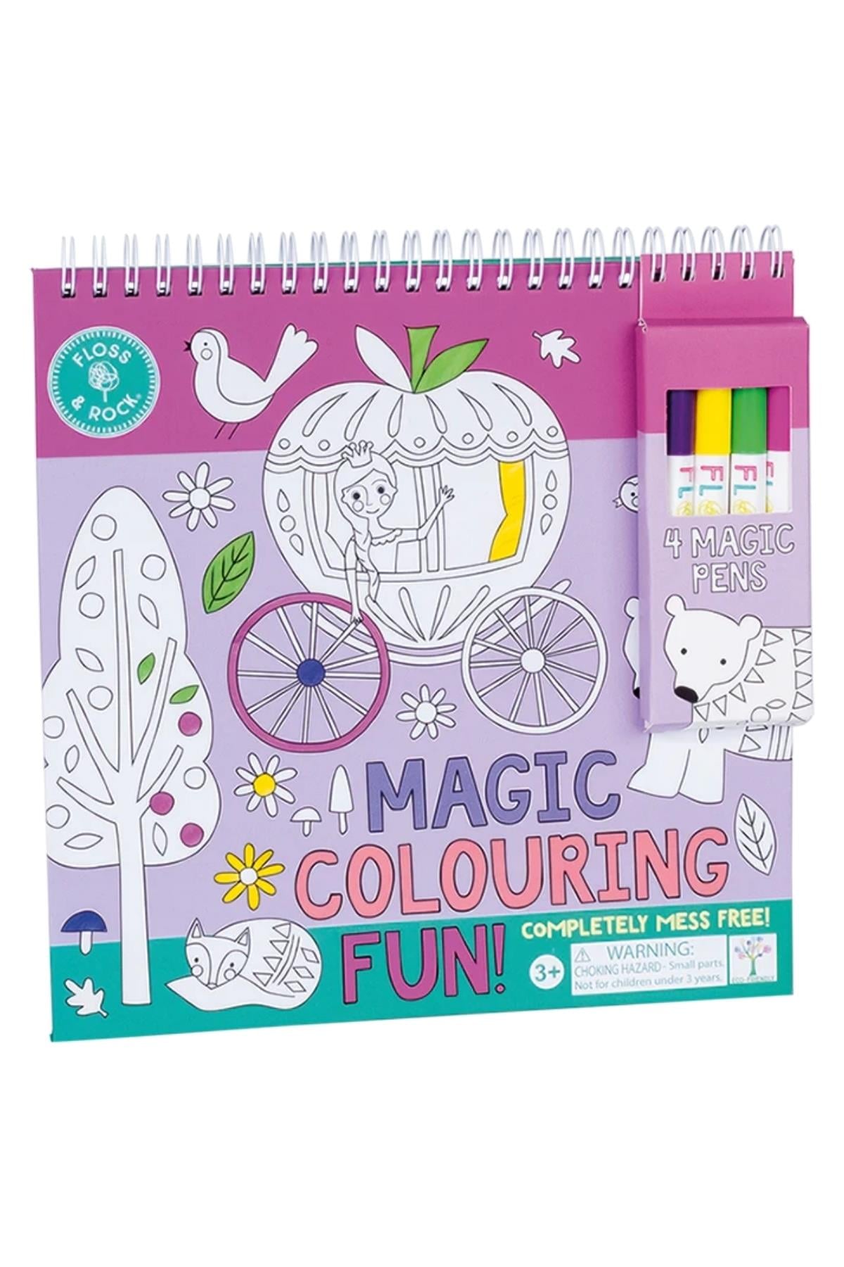 FLOSS&ROCK / Renk Değiştiren Water Magic Boyama Kitabı / Fairy Tale Çok Renkli