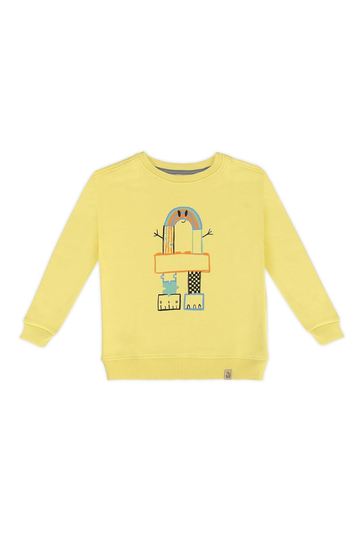 Beetle Beez / GEOMETRIC RAINBOW SWEATSHIRT Sarı