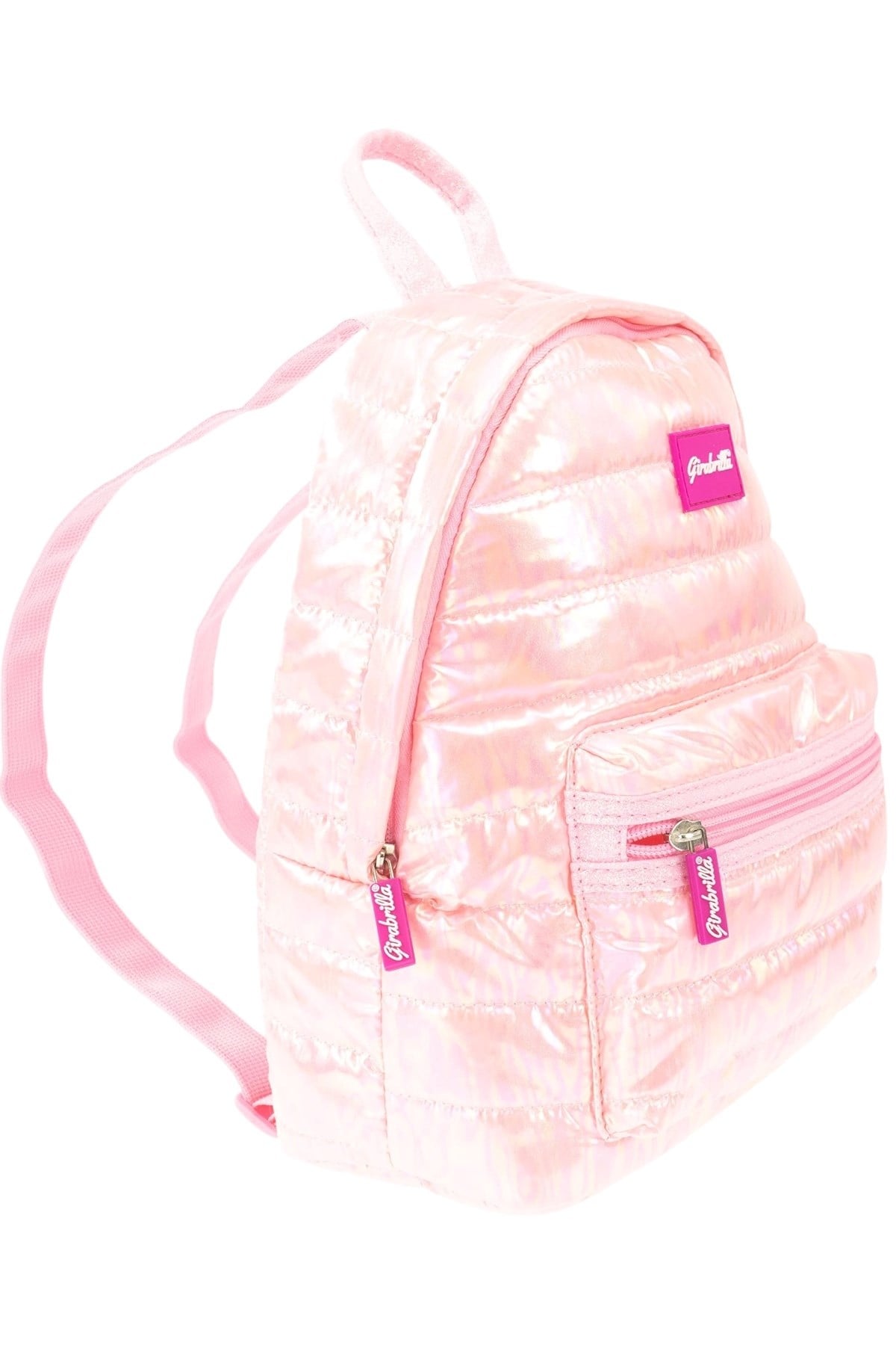 Girabrilla - Puffer Casual Sırt Çantası -  Açık Pembe