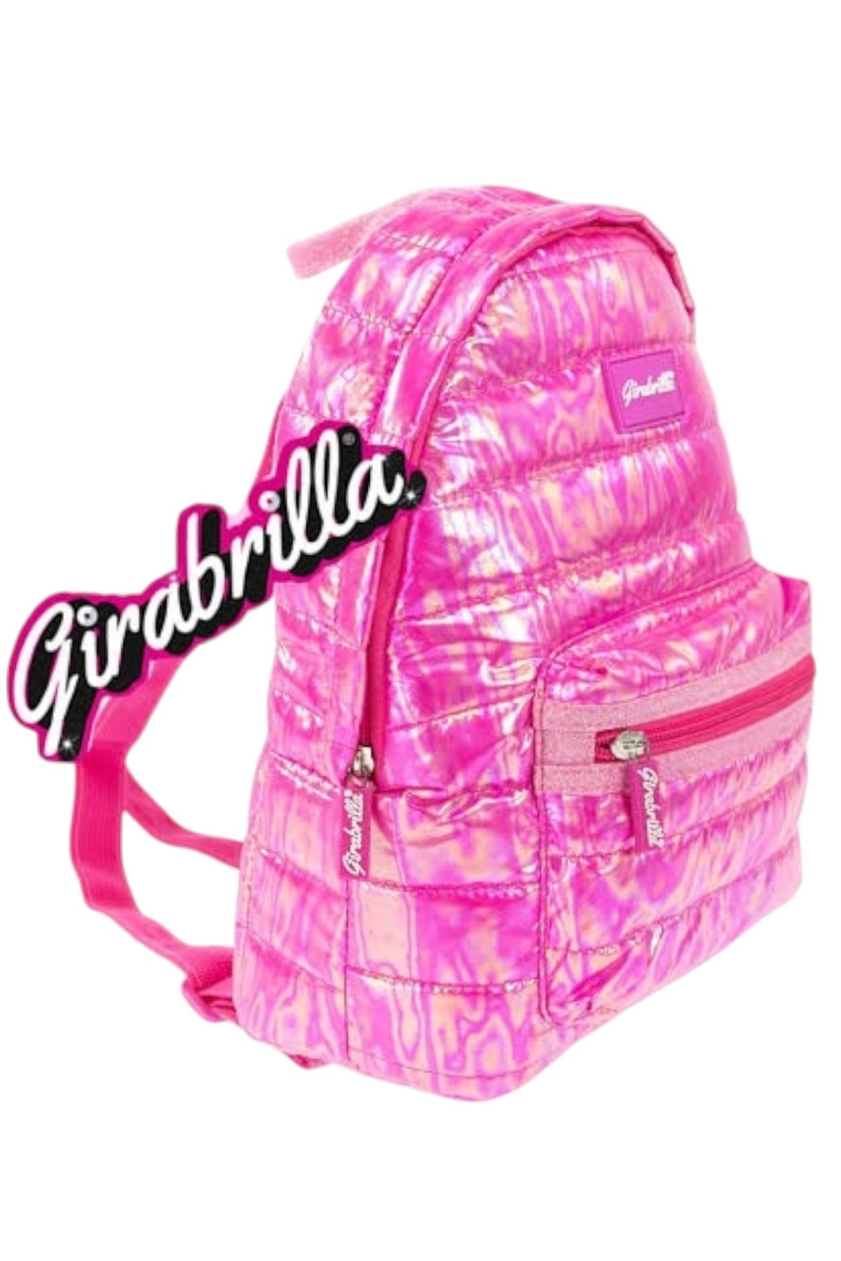 Girabrilla - Puffer Casual Sırt Çantası -  Fuşya