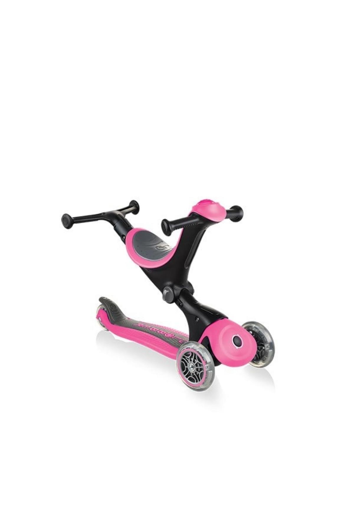 Globber Go Up Deluxe Scooter Pembe