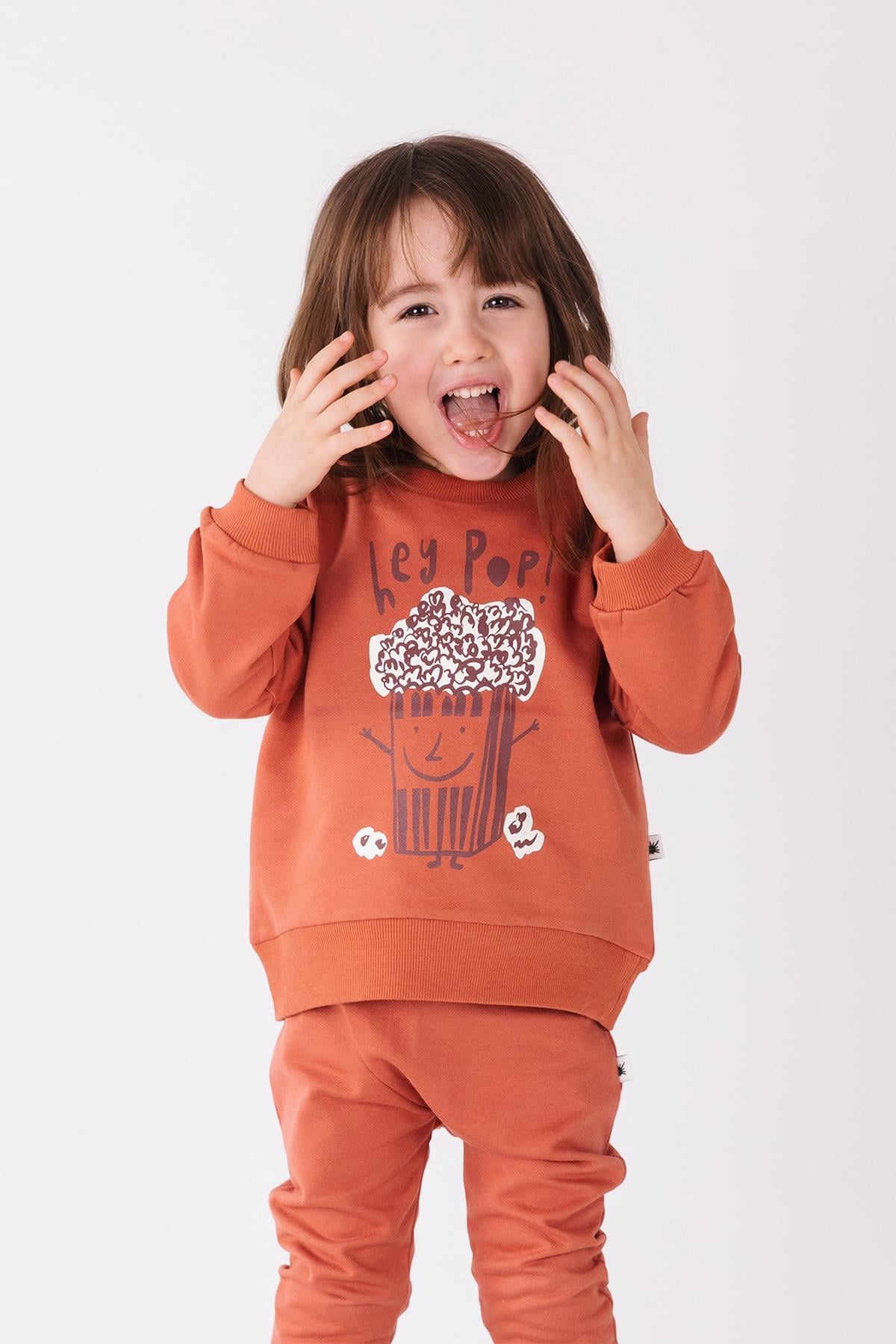 Littleyucca / Grow Sweatshirt Terracotta