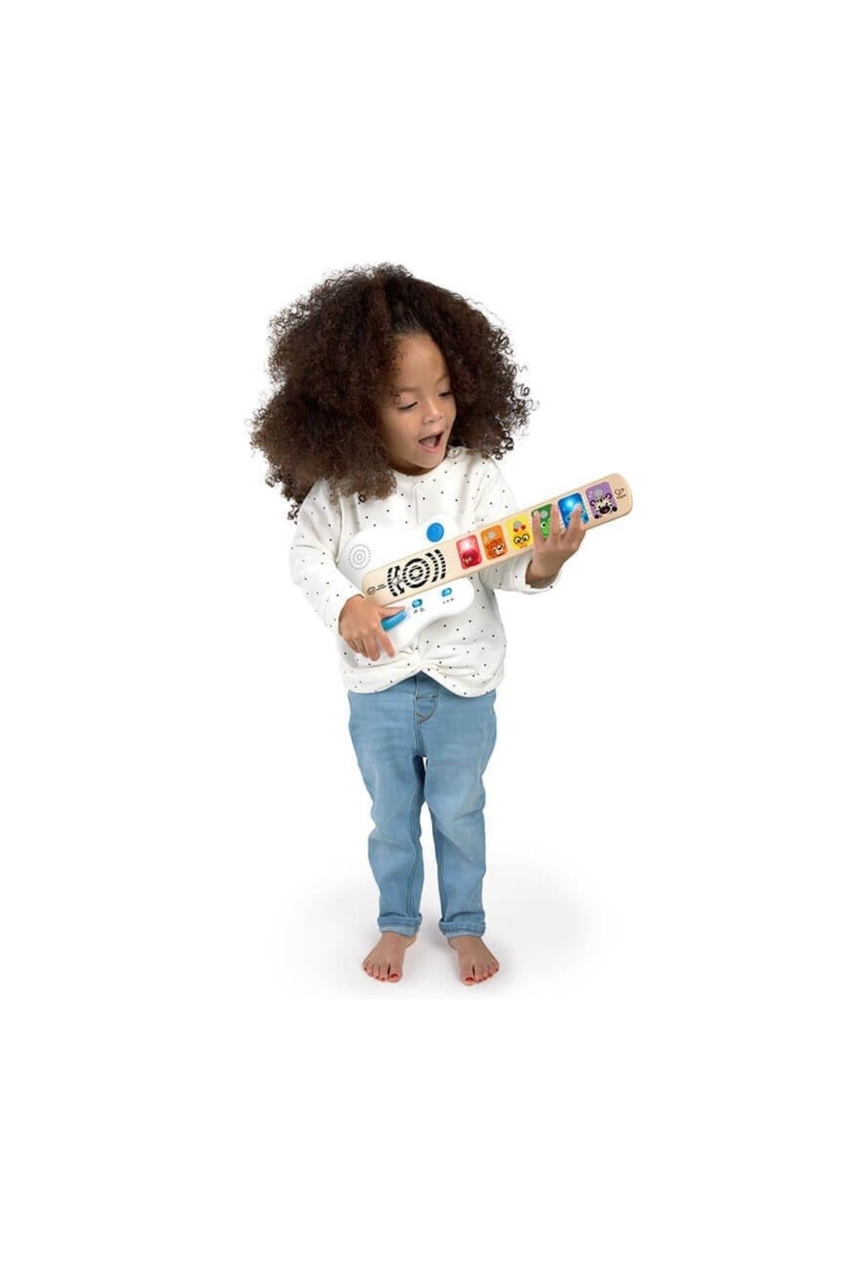 Hape Baby Einstein Strum Along Songs Magic Touch - Dokunmatik Ahşap Gitar Çok Renkli