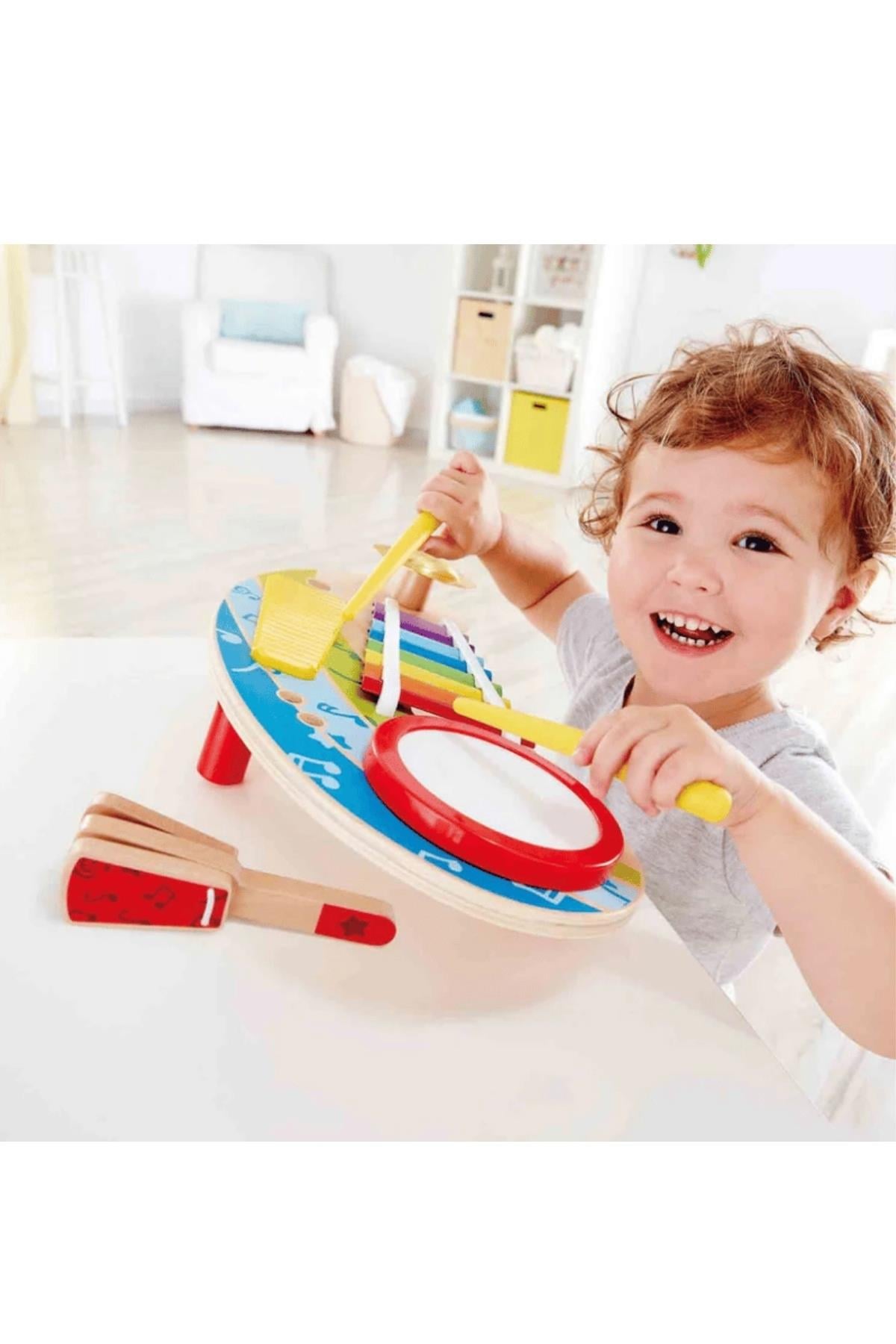 Hape Mighty Mini Band Oyuncak Müzik Seti Çok Renkli