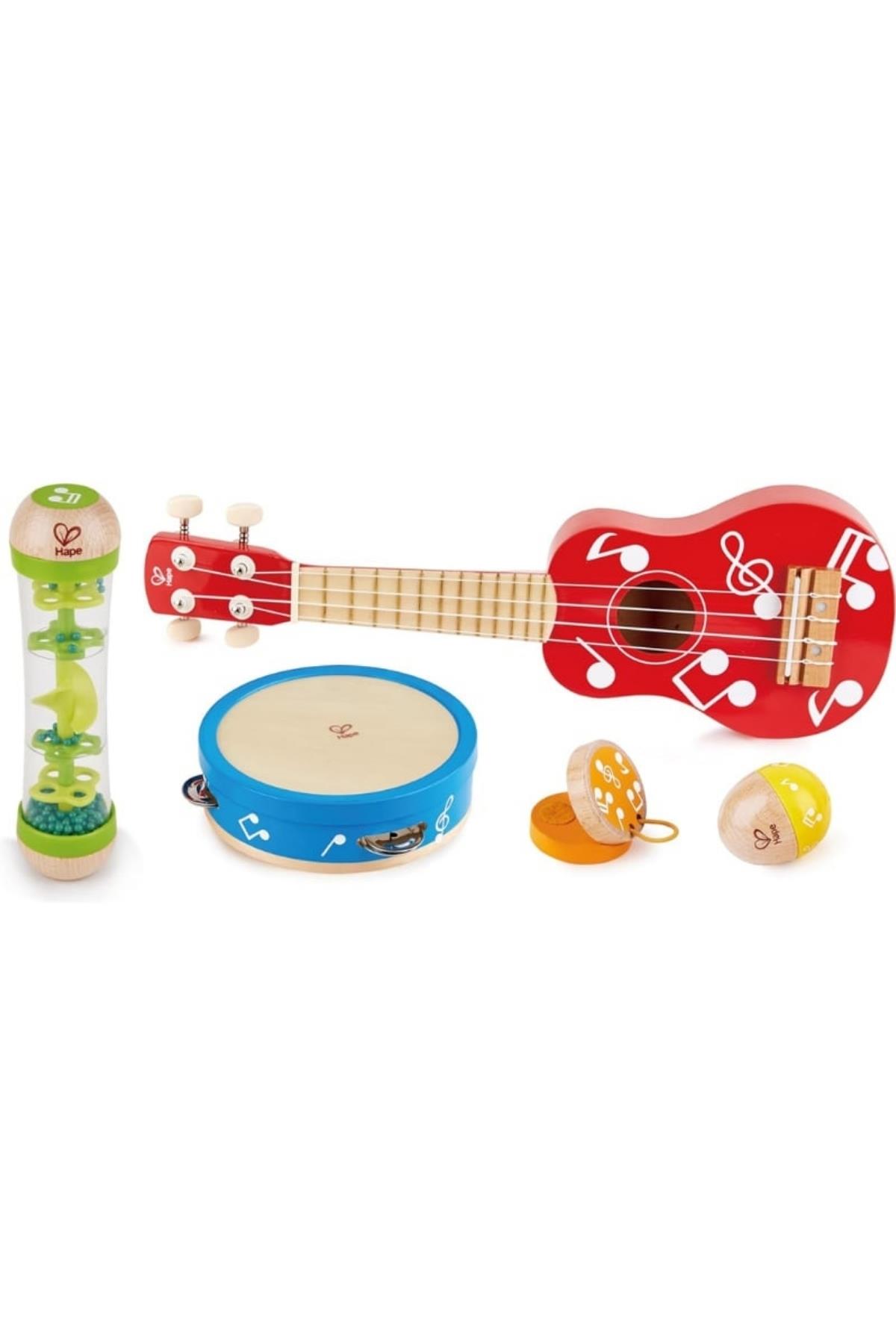 Hape Mini Band Oyuncak Müzik Aletleri Seti Çok Renkli