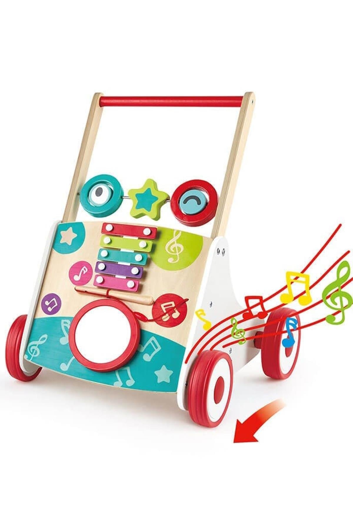 Hape Müzikli Yürüme Arkadaşı Çok Renkli