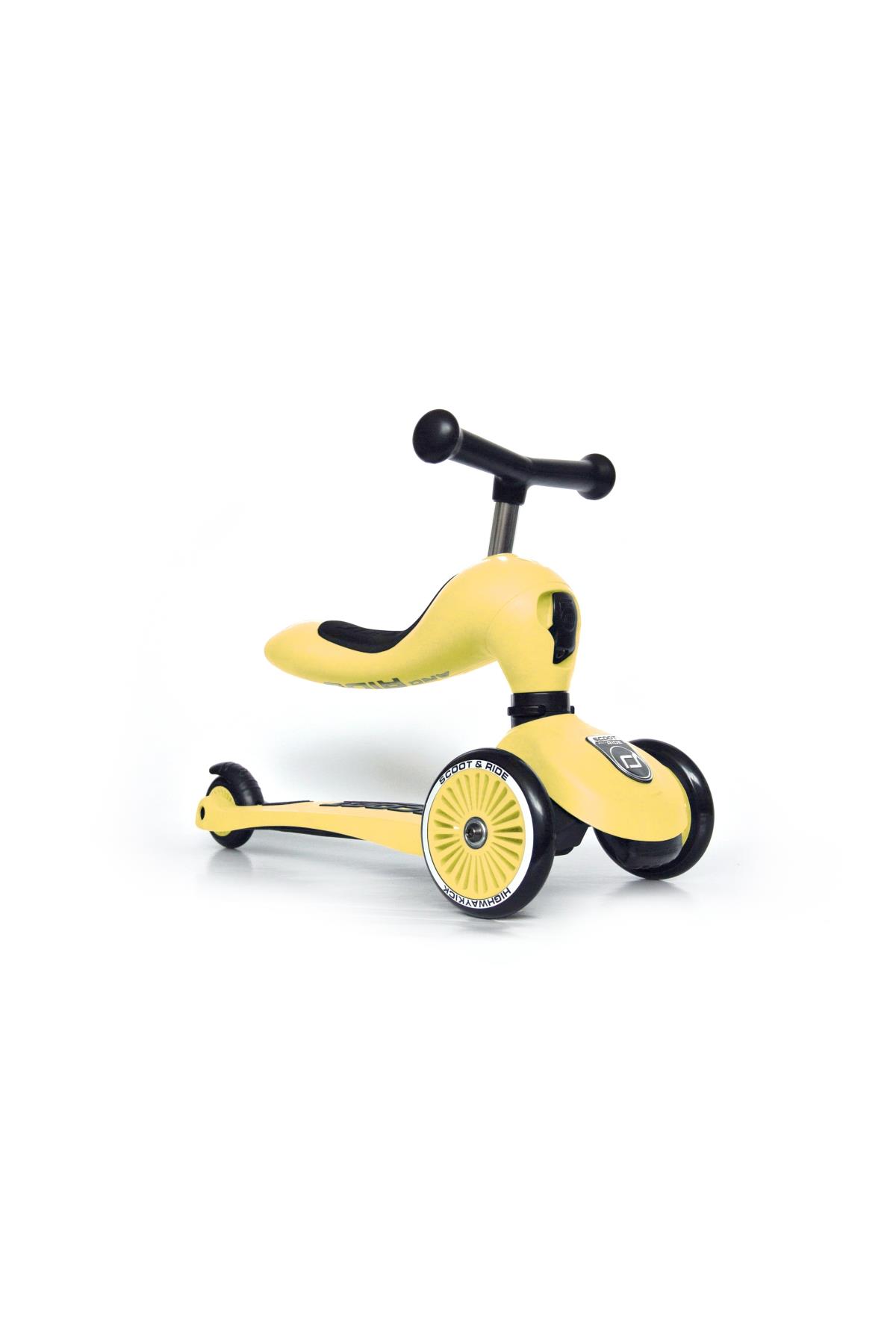 Highway Kick Oturaklı Scooter Sarı